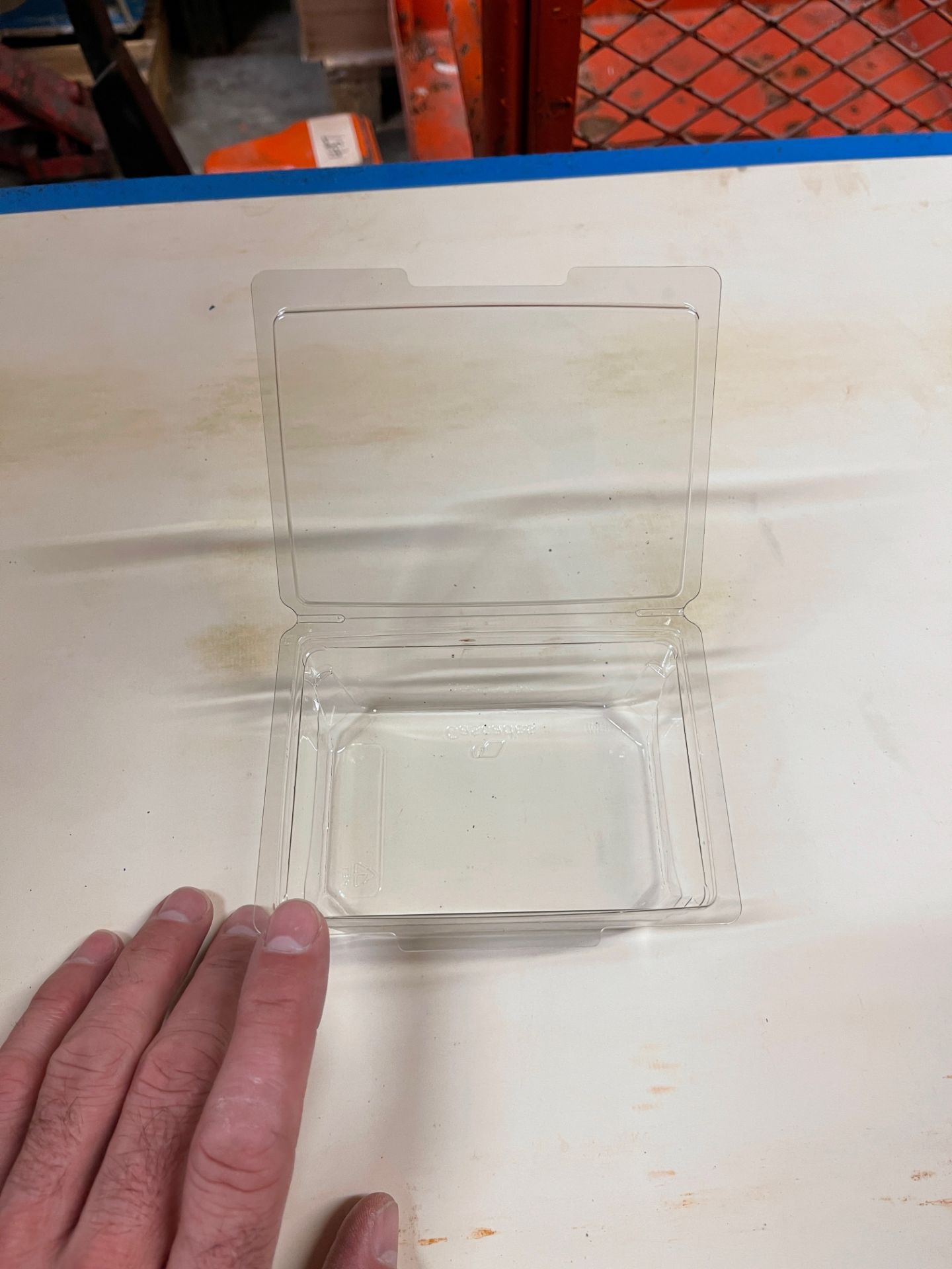 Clear Clamshell Fudge Containers, 500/case, 12 Cases on a Pallet (Qty. 6000) | Rig Fee $100