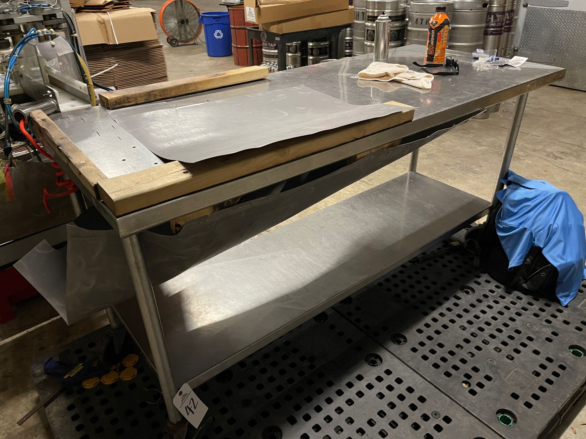 SS Table, Approx. 24" x 6' | Rig Fee $50