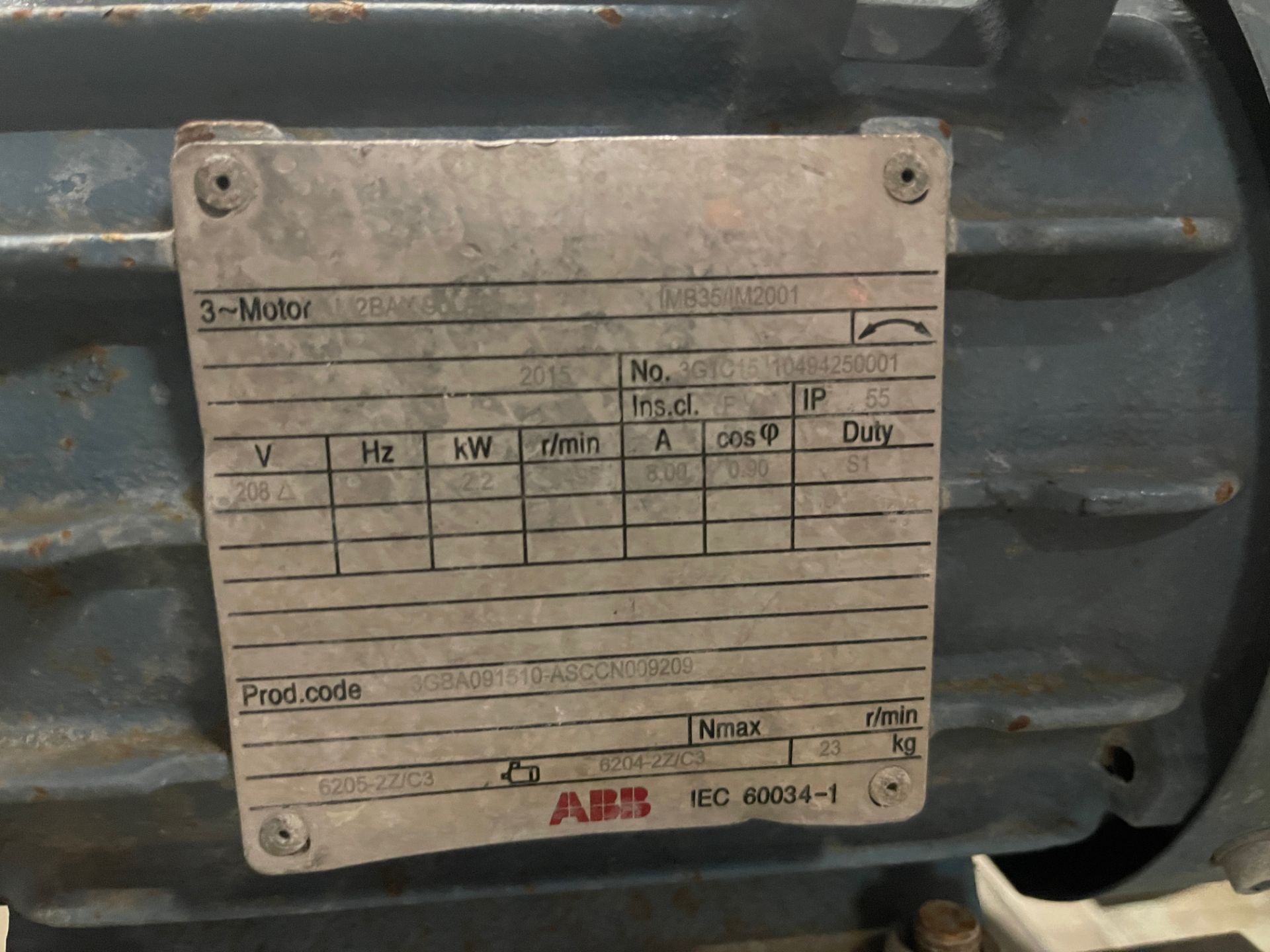 ABB CIP / Washdown Pump on Cart | Rig Fee $50 - Image 2 of 2