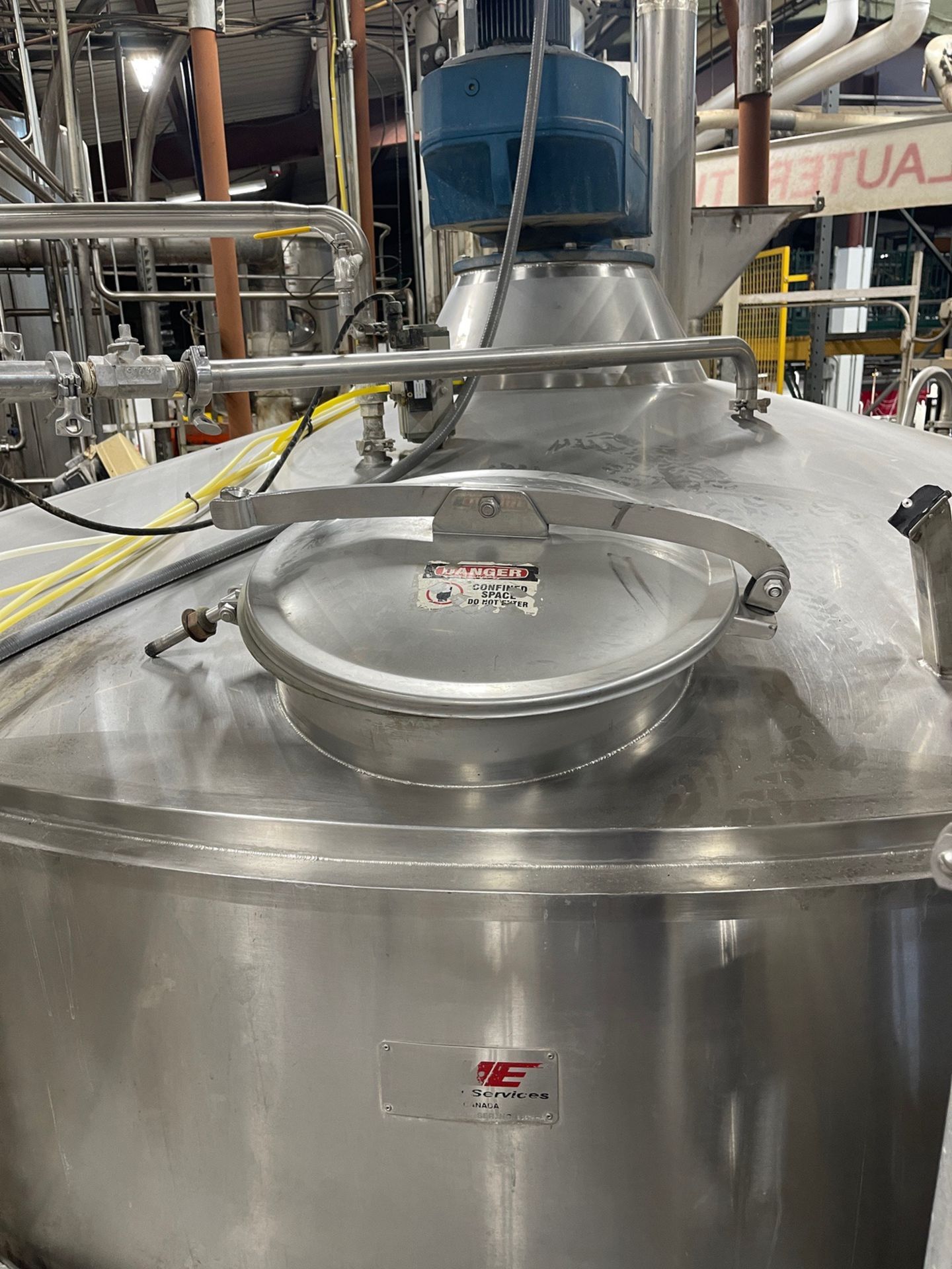 DME 60 BBL 4-Vessel Brewhouse Consisting of Mash Tun, Lauter Tun, Direct Fired Ket | Rig Fee $22000 - Image 4 of 26