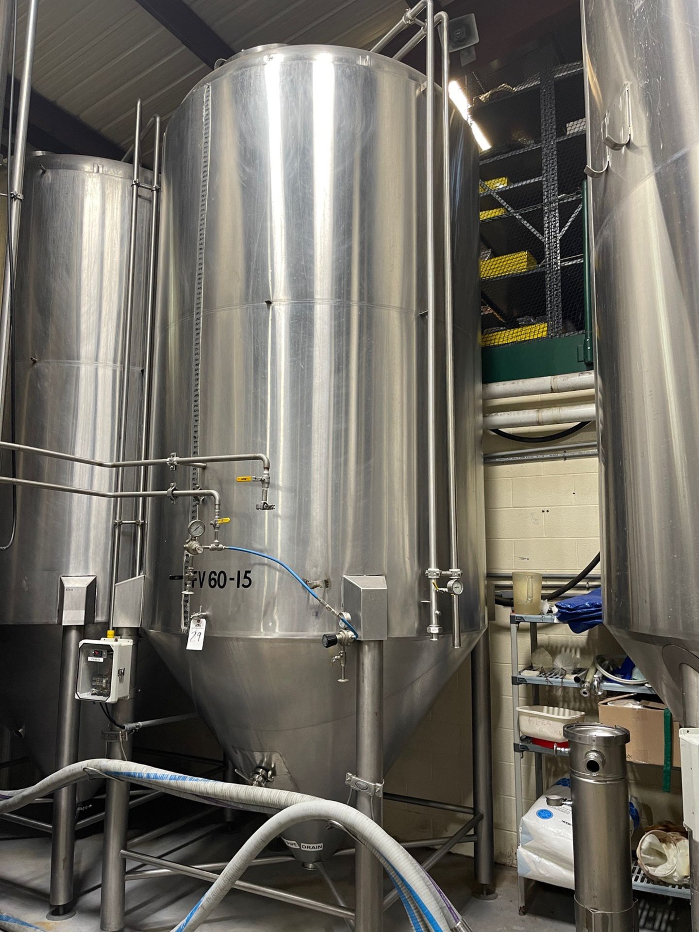 Specific Mechanical 60 BBL Unitank Fermenter, Cone Bottom, Glycol Jacketed, Temperat | Rig Fee $1300