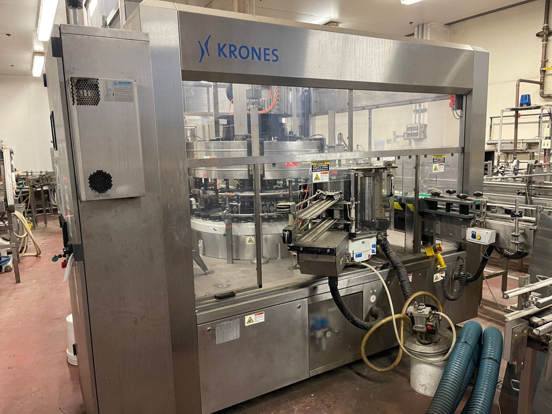 Krones Solomatic Labeling System, 650 bpm, Front/Back and Neck Labels, S/N K018K94 | Rig Fee $2500 - Image 3 of 7