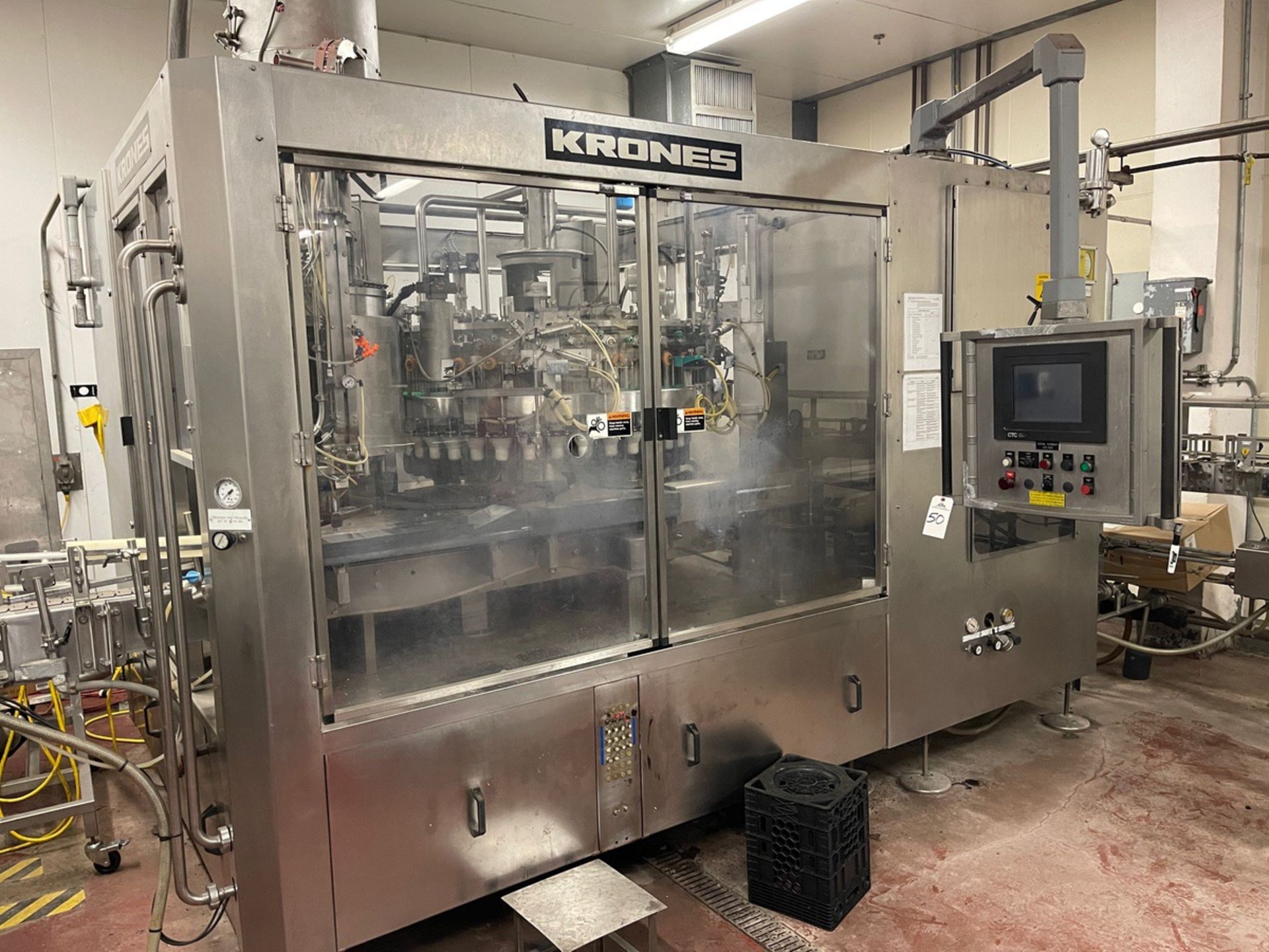 Krones 36 Head - 12oz./22oz. Bottle Filler with Cap Conveyance System, 240 bpm, Mo | Rig Fee $4000