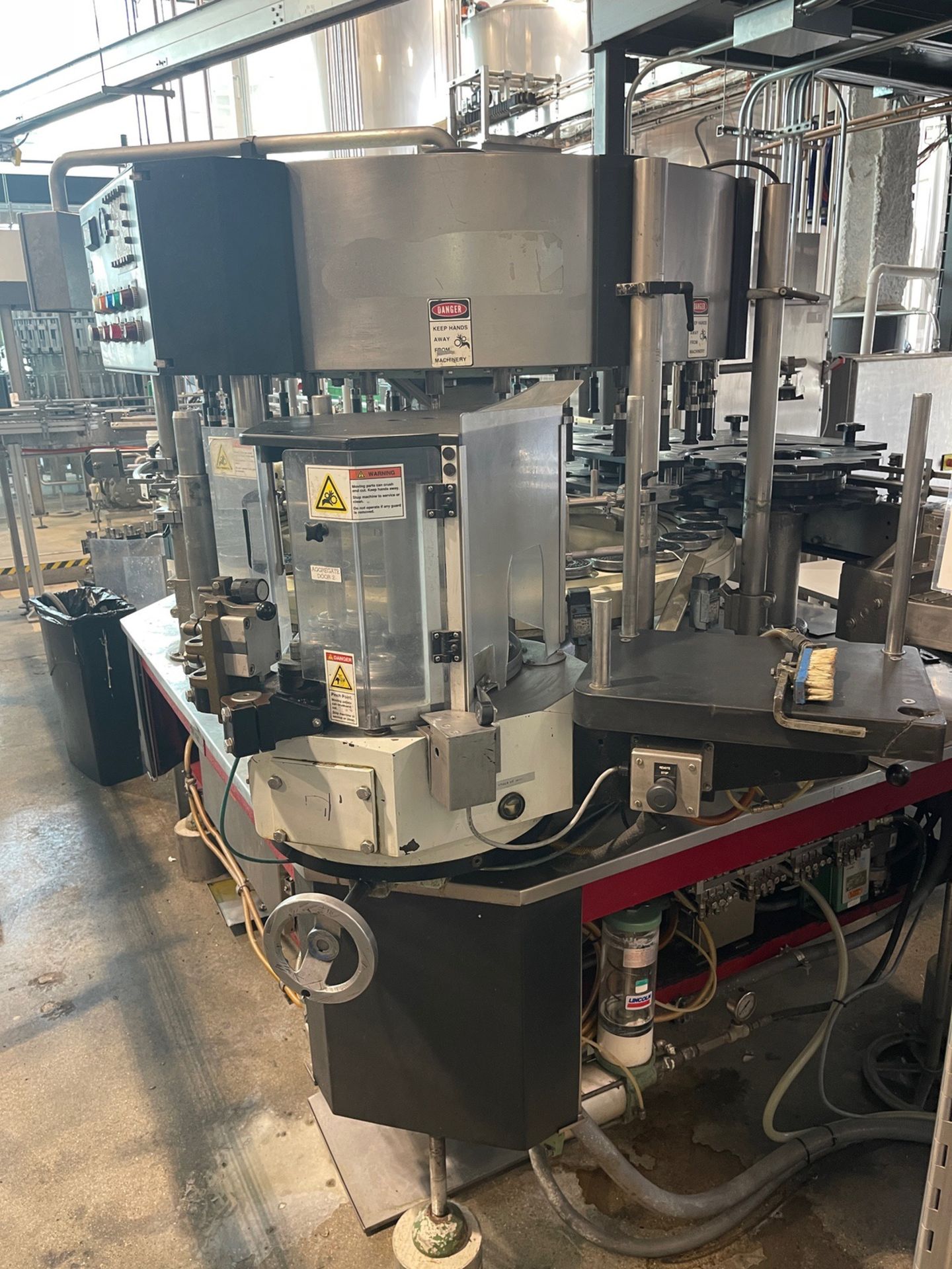 Krones Solomatic Labeler with Air Blast Inc. Air Knives and Safety Overflow Table | Rig Fee $2500 - Image 4 of 9