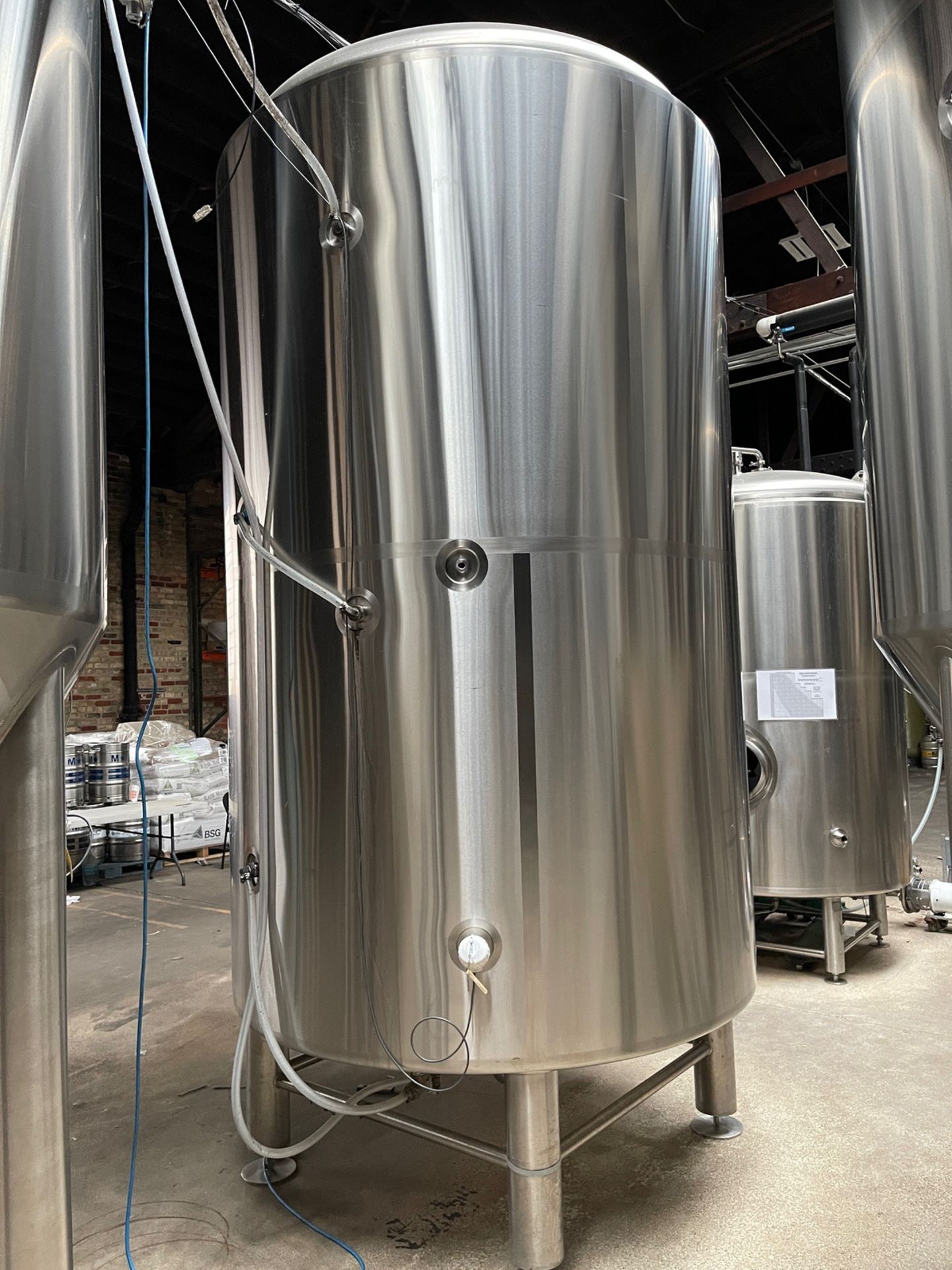 2015 - 60 BBL CAI Stainless Steel Brite Tank, Glycol Jacketed, Mandoor, Tap Ports, A | Rig Fee $1350 - Image 2 of 2