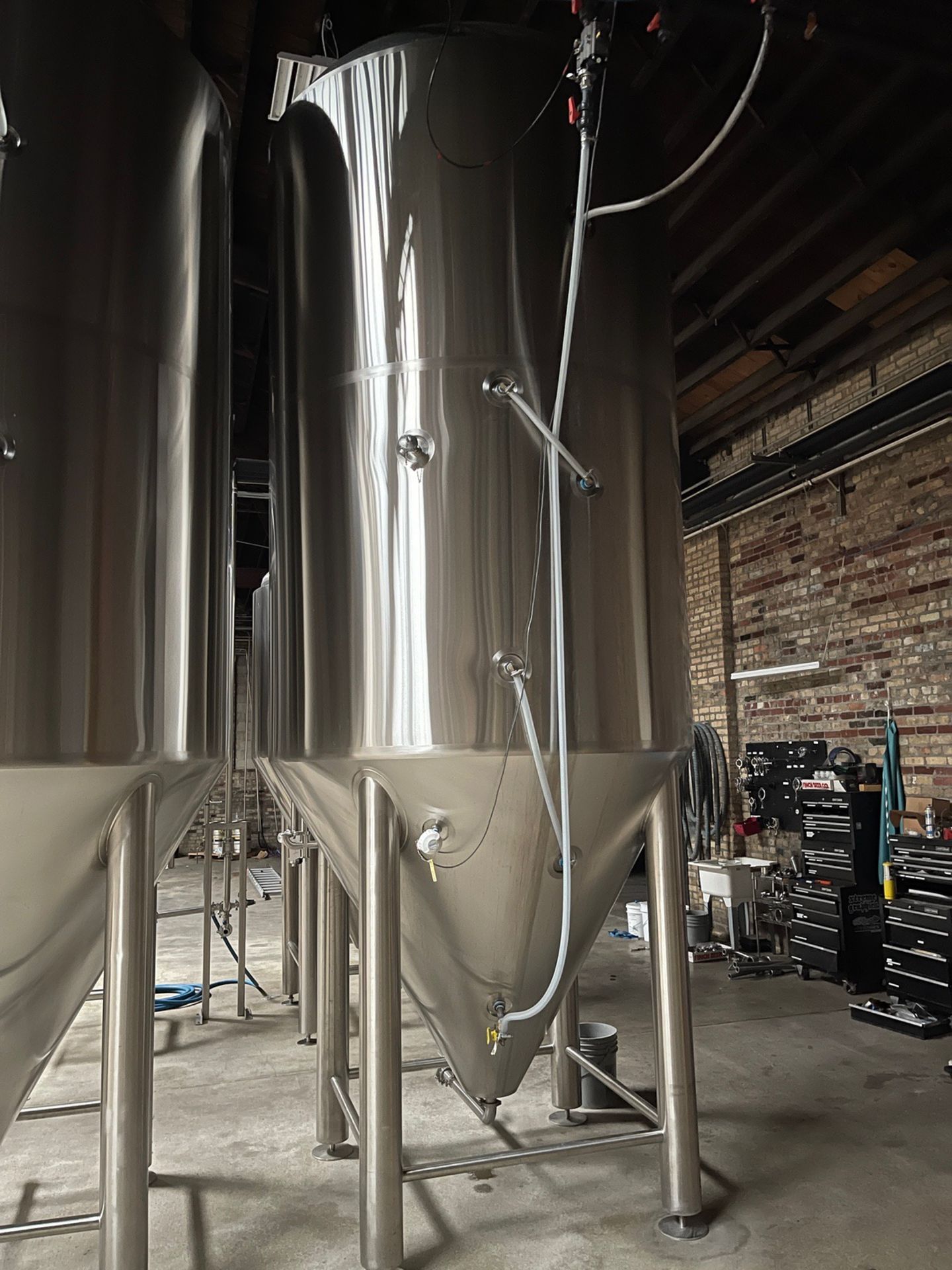 2017 - 60 BBL Design Brewing Solutions Stainless Steel Fermentation Tank, Cone Botto | Rig Fee $1350 - Image 2 of 3