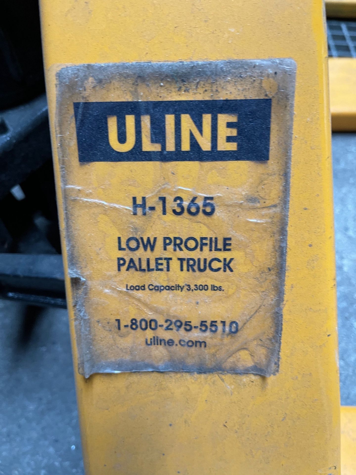 Uline 3300 LB Capacity Low Profile Pallet Jack | Rig Fee $35 - Image 2 of 2