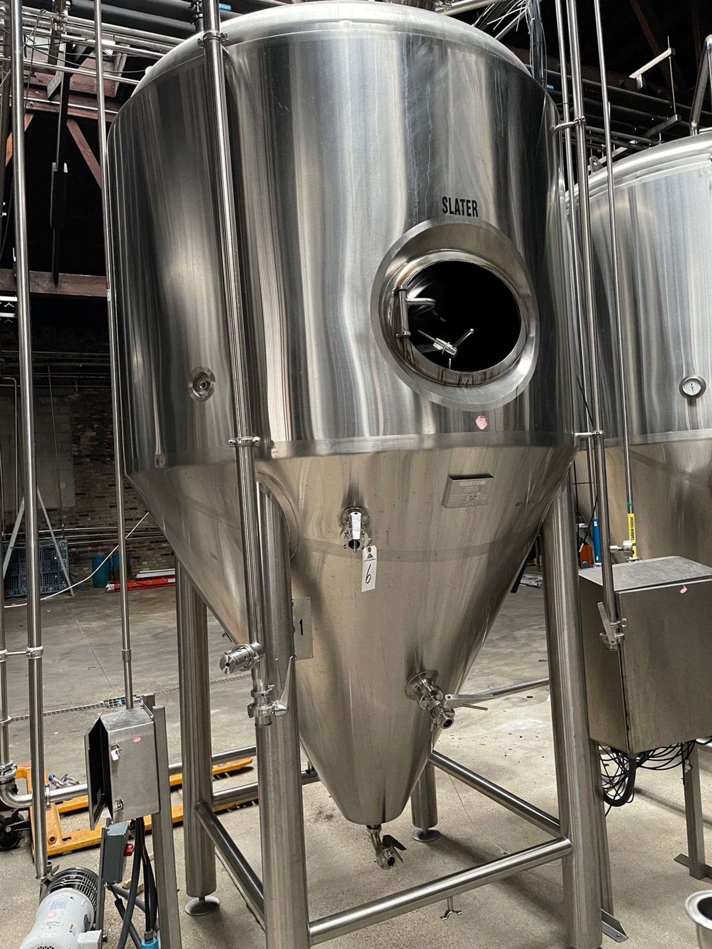 2013 - 30 BBL G.W. Kent Stainless Steel Fermentation Tank, Cone Bottom, Glycol Jacke | Rig Fee $1150