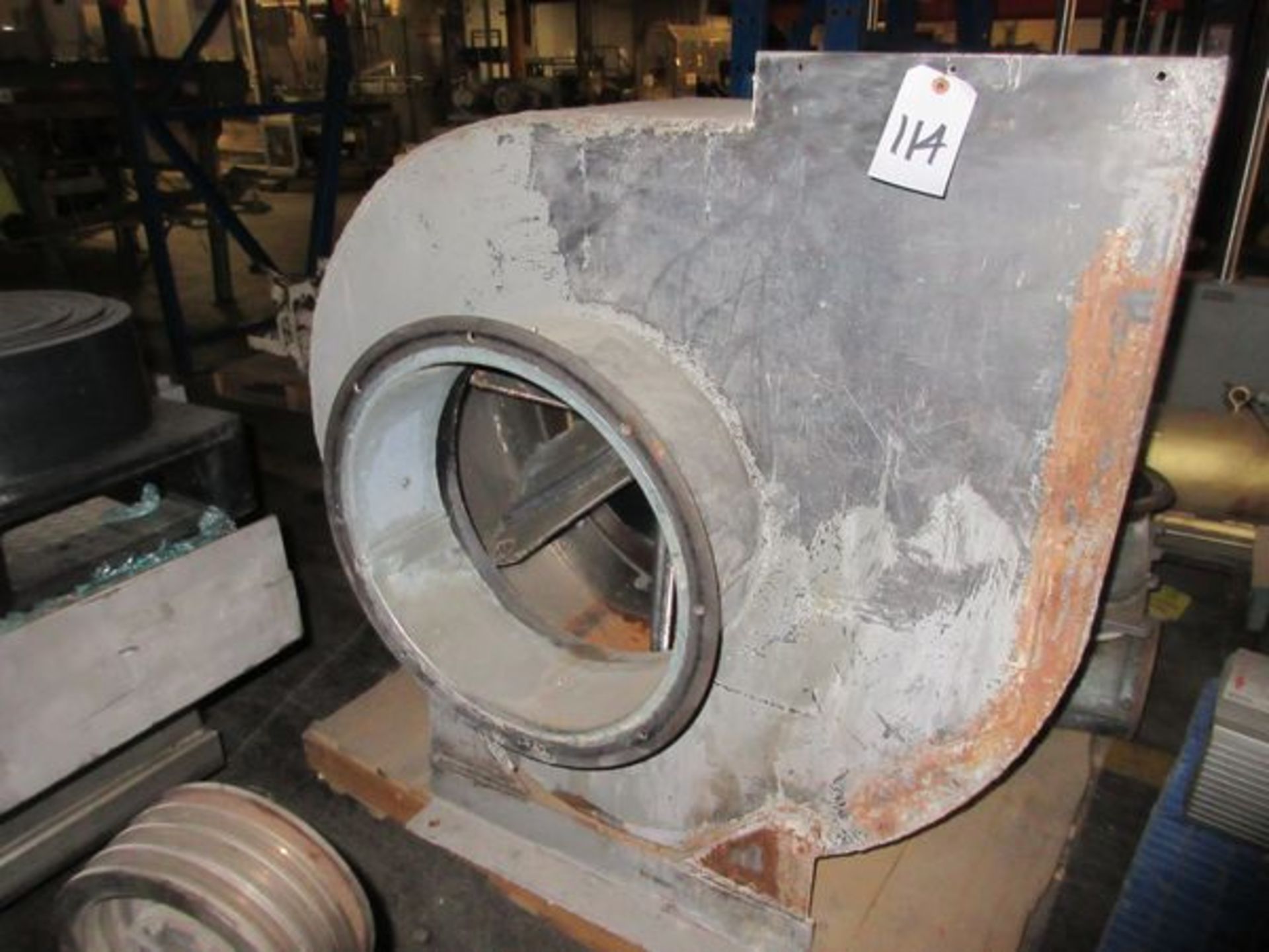 Dust Collection Blower Motor on Pallet (Site Tag #114) | Rig Fee $25