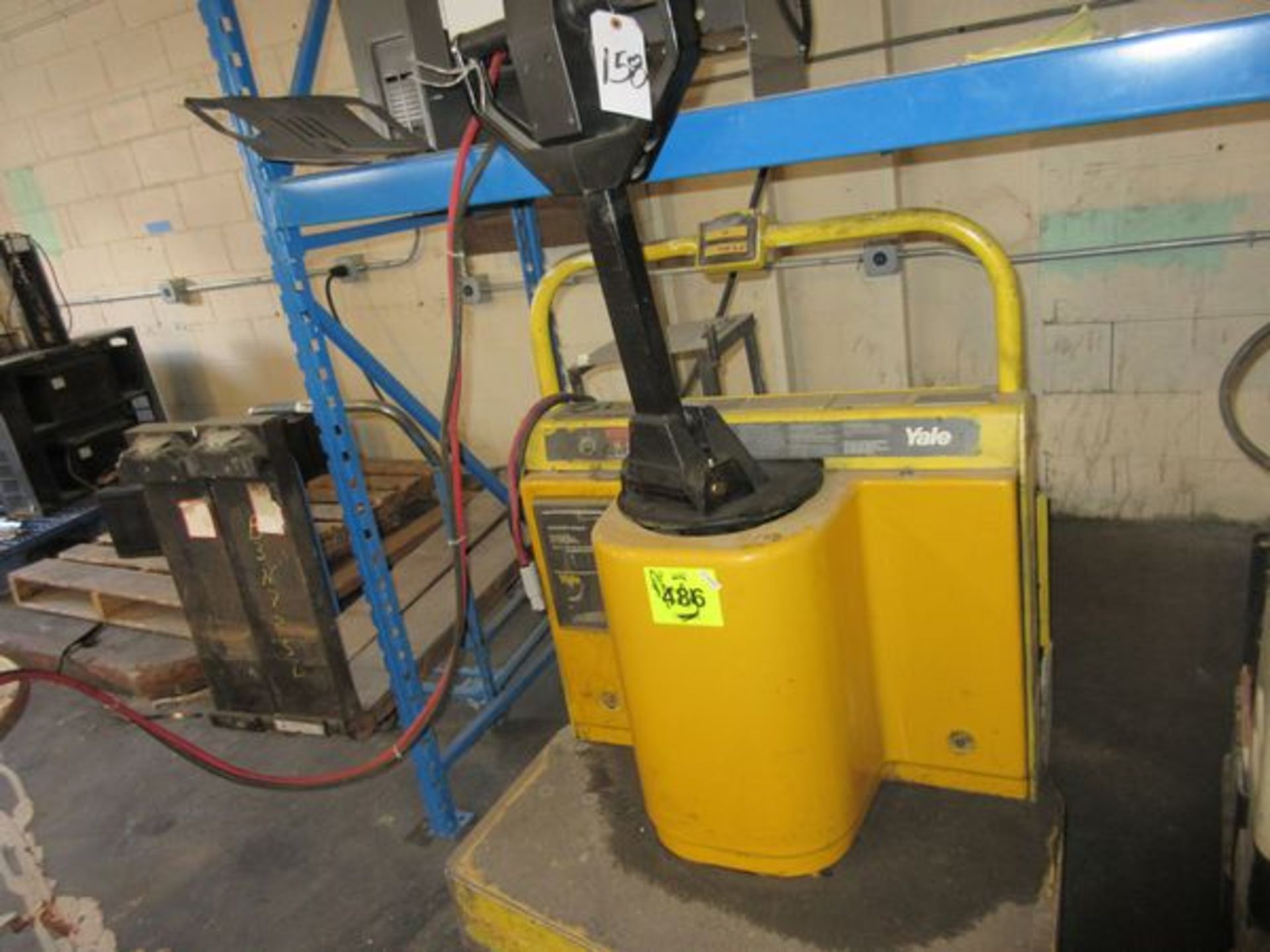 Yale MPE060LCN24T2748 Elec. Pallet Jack, 6000 Lb., 24 Volt, No Charger (Site Tag #15 | Rig Fee $25