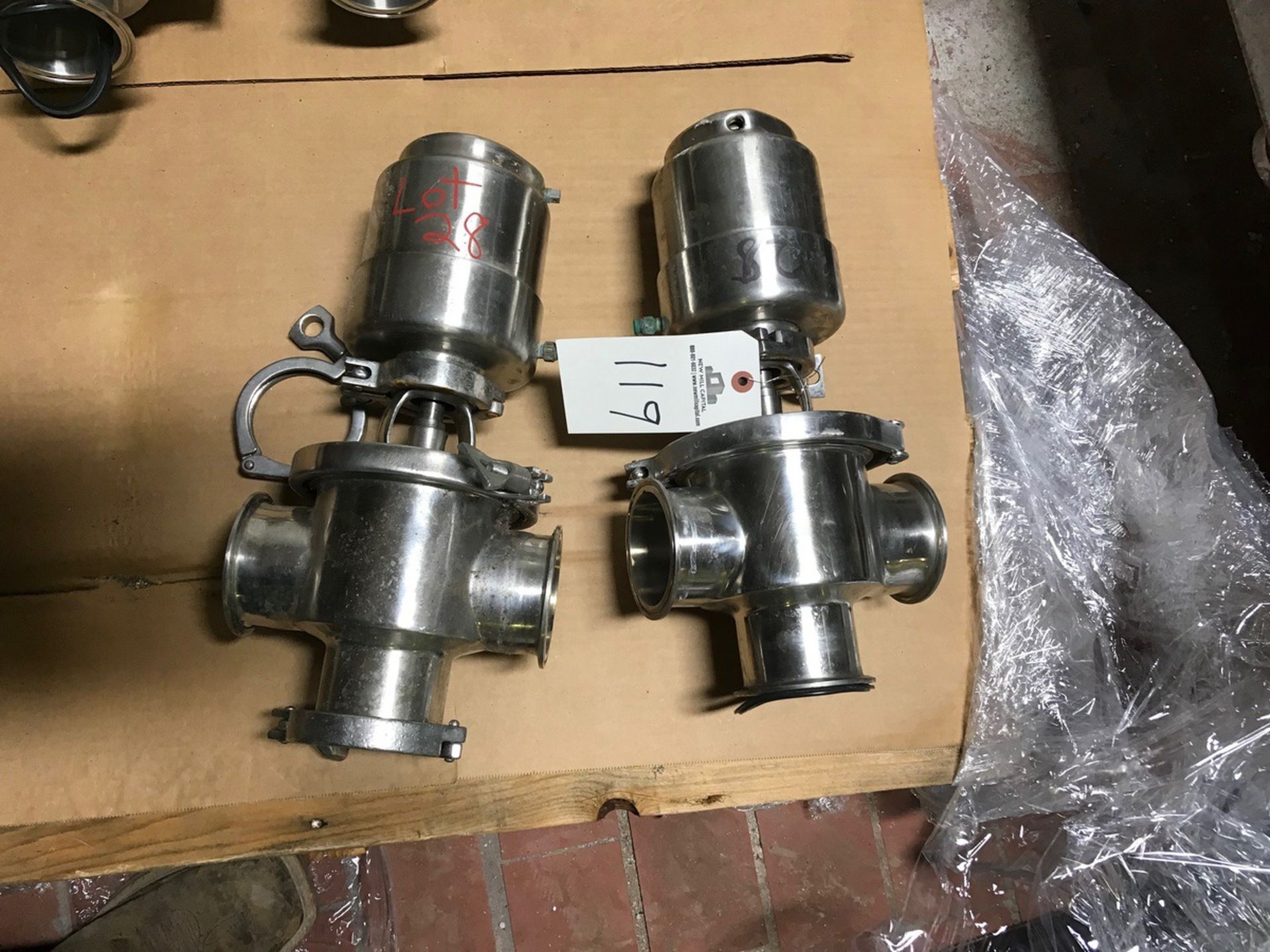 (2) Triclover 3in Air Valves | Rig Fee $50