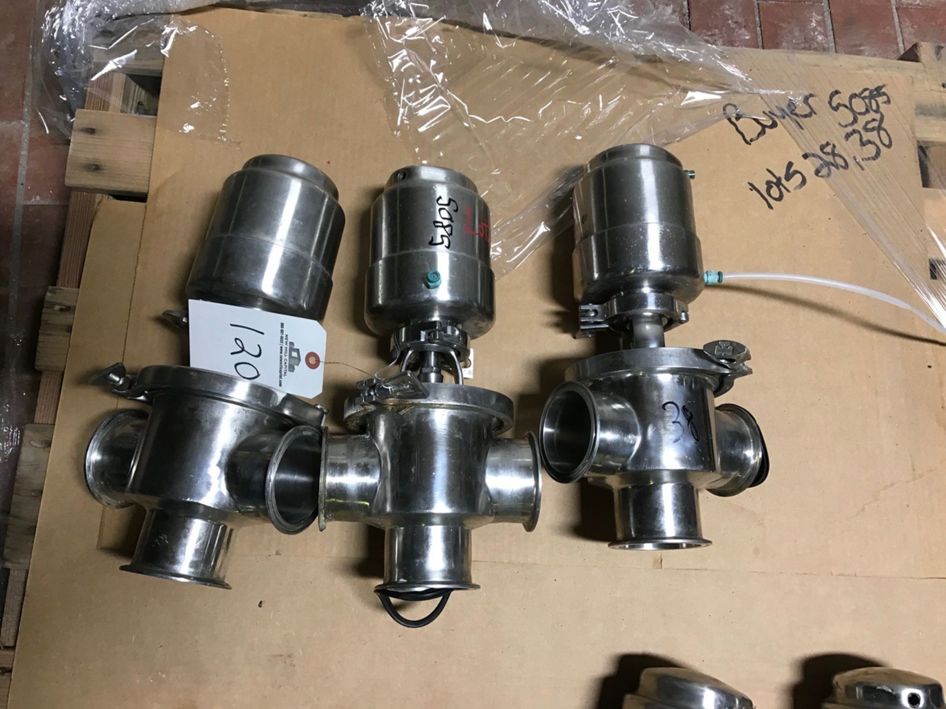 (2) Triclover 3in Air Valves | Rig Fee $50