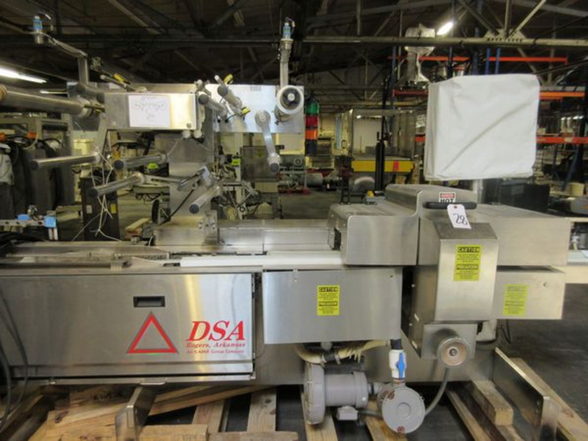2011 Ilapak Delta Hawk Flow Wrapper, 250PPM, Left to Right Configuration, Stainless | Rig Fee $350 - Image 2 of 9