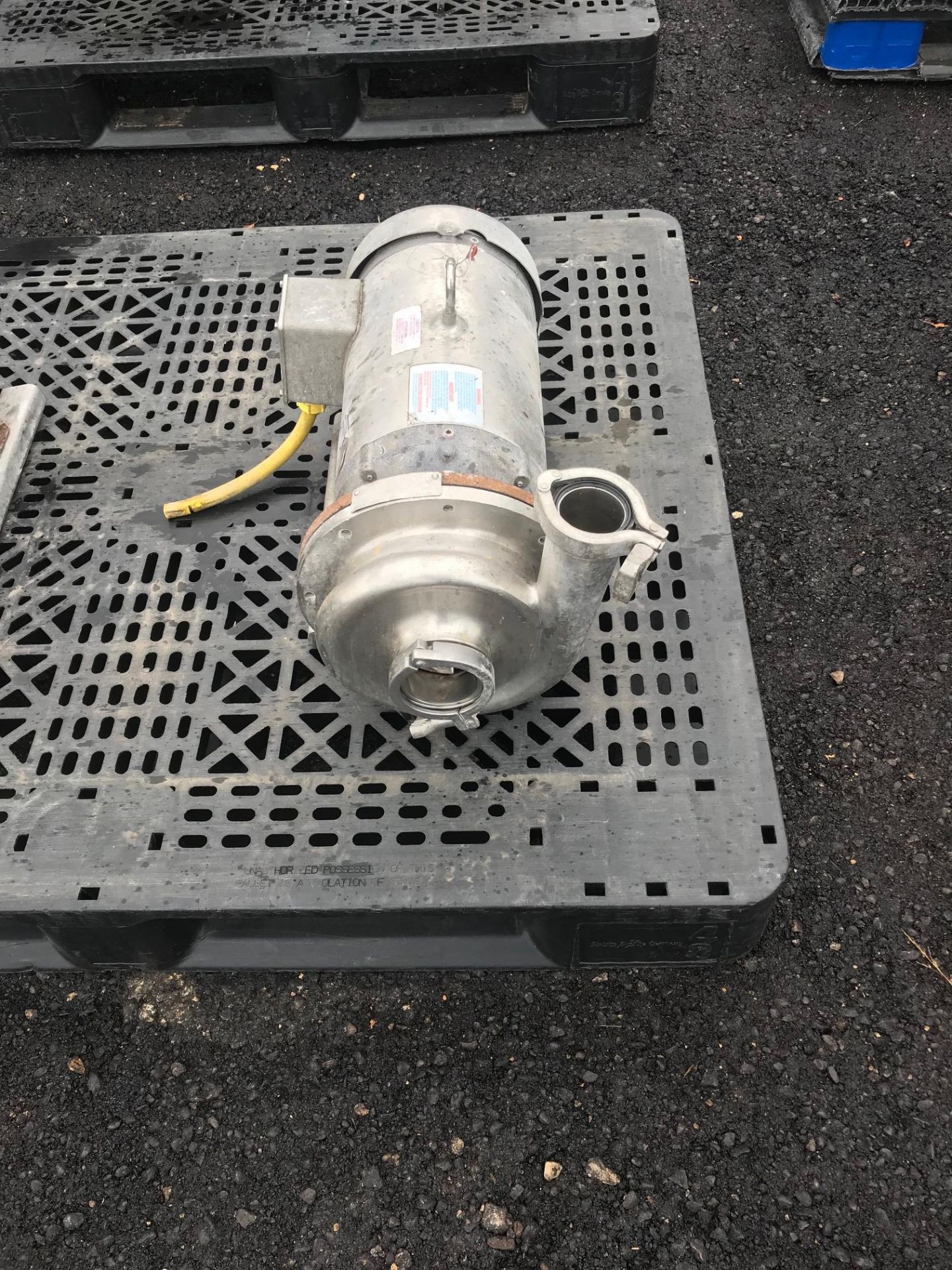 Ampco 5 hp Centrifugal Pump with Stainless Steel Motor (Located in: Union Grove, | Rig Fee $75