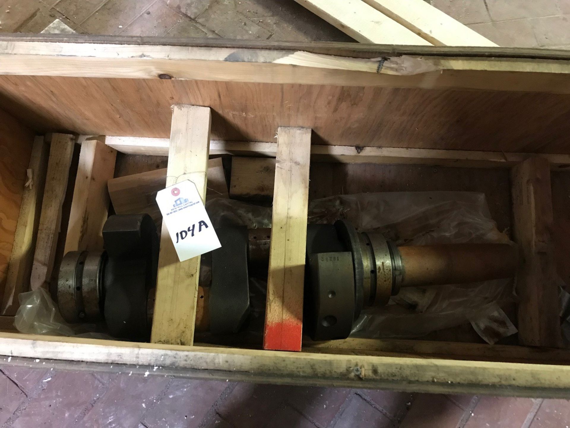 New Ammonia Compressor Crankshaft | Rig Fee $100