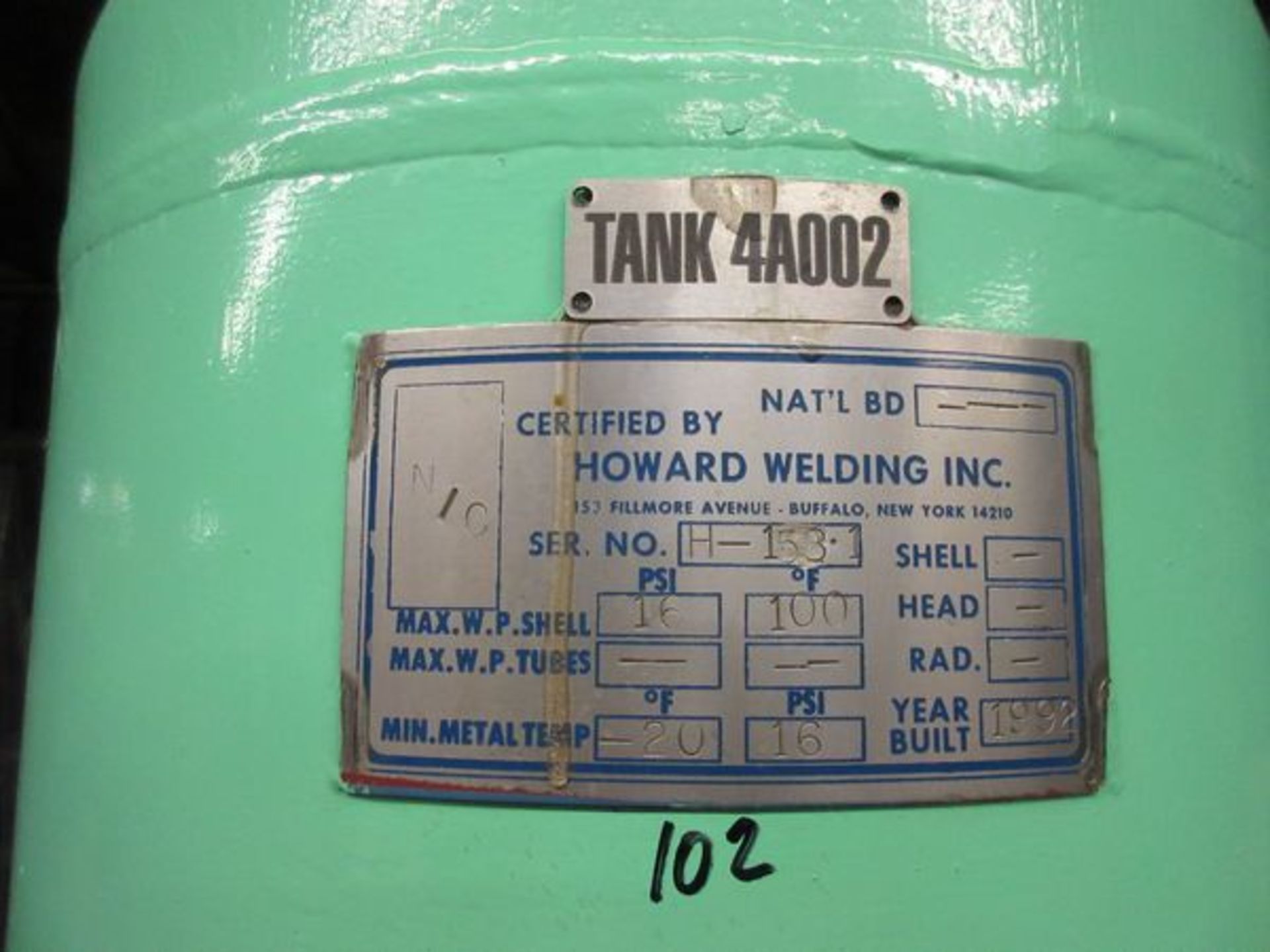Howard Welding Unitized Liquid Ring Vacuum Pump System, 16 PSI Tank, Basco Type 500 | Rig Fee $25 - Image 3 of 7