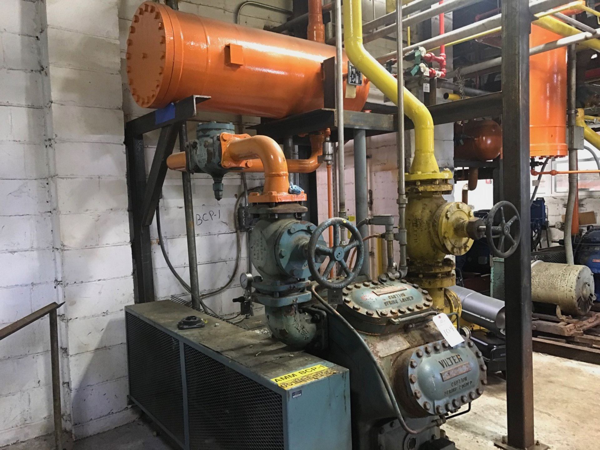 Vilter Model VMC 450 Ammonia Compressor, 50 HP, S/N: 46005 | Rig Fee $1750 - Image 2 of 5