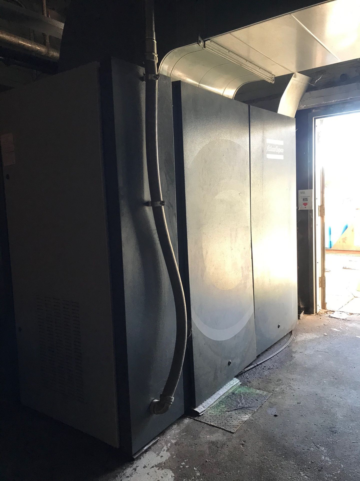 Atlas Copco Air Compressor, 5000 Hrs since Rebuild, Model GA75VSD FF, S/N: API653691 | Rig Fee $3500