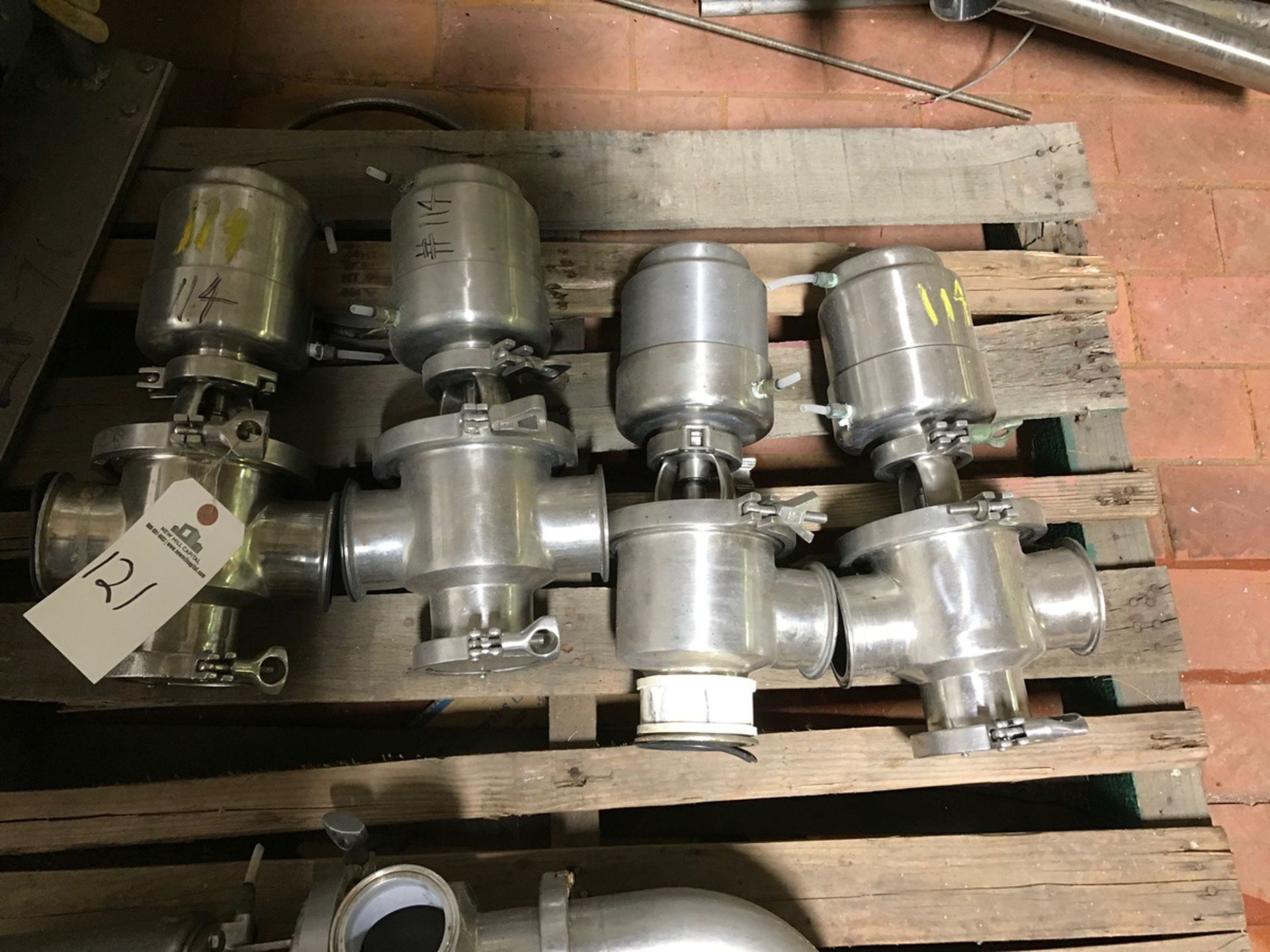 (4) Triclover 3in Air Valves | Rig Fee $75