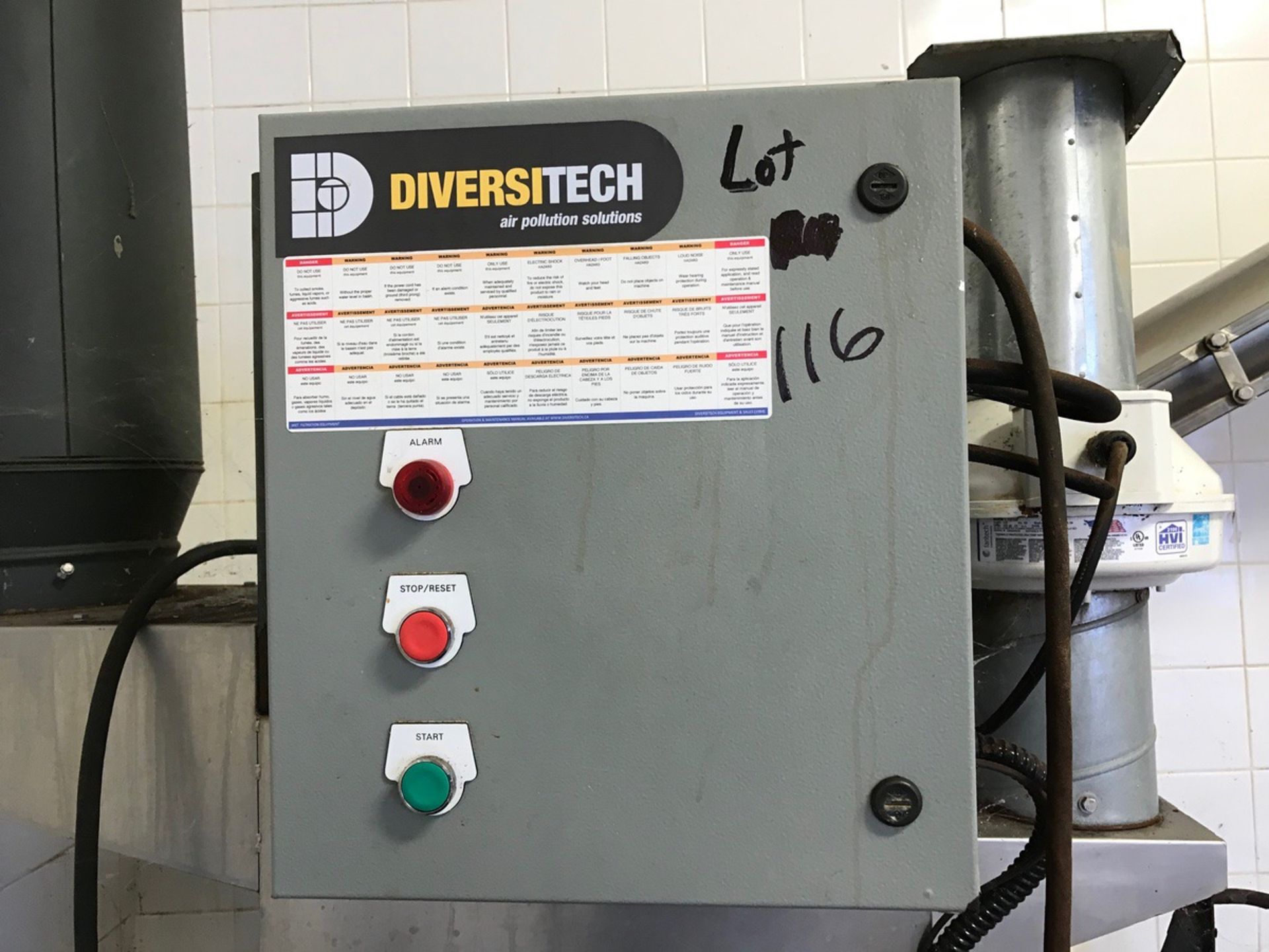 Diversatech Dust Collector | Rig Fee $200 - Image 2 of 2