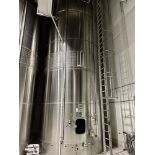 CSC 15,200 Gallon 316 Stainless Steel Dimple Band Jacket Holding Tank, 10' 3'' O.D | Rig Fee: $5000