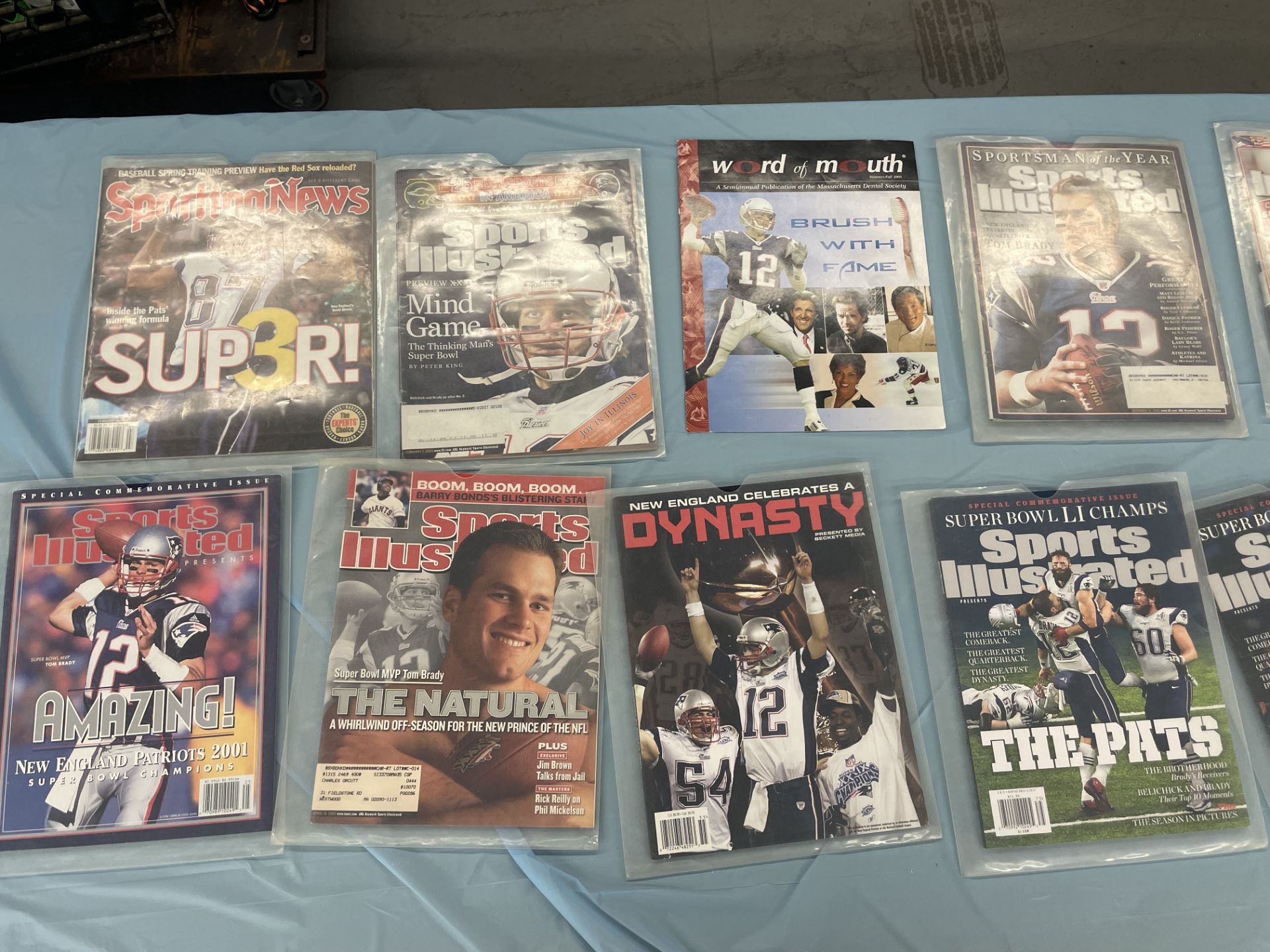 (Lot) Tom Brady Commemorative Magazines: ( See Pictures For Details ) - Image 2 of 17