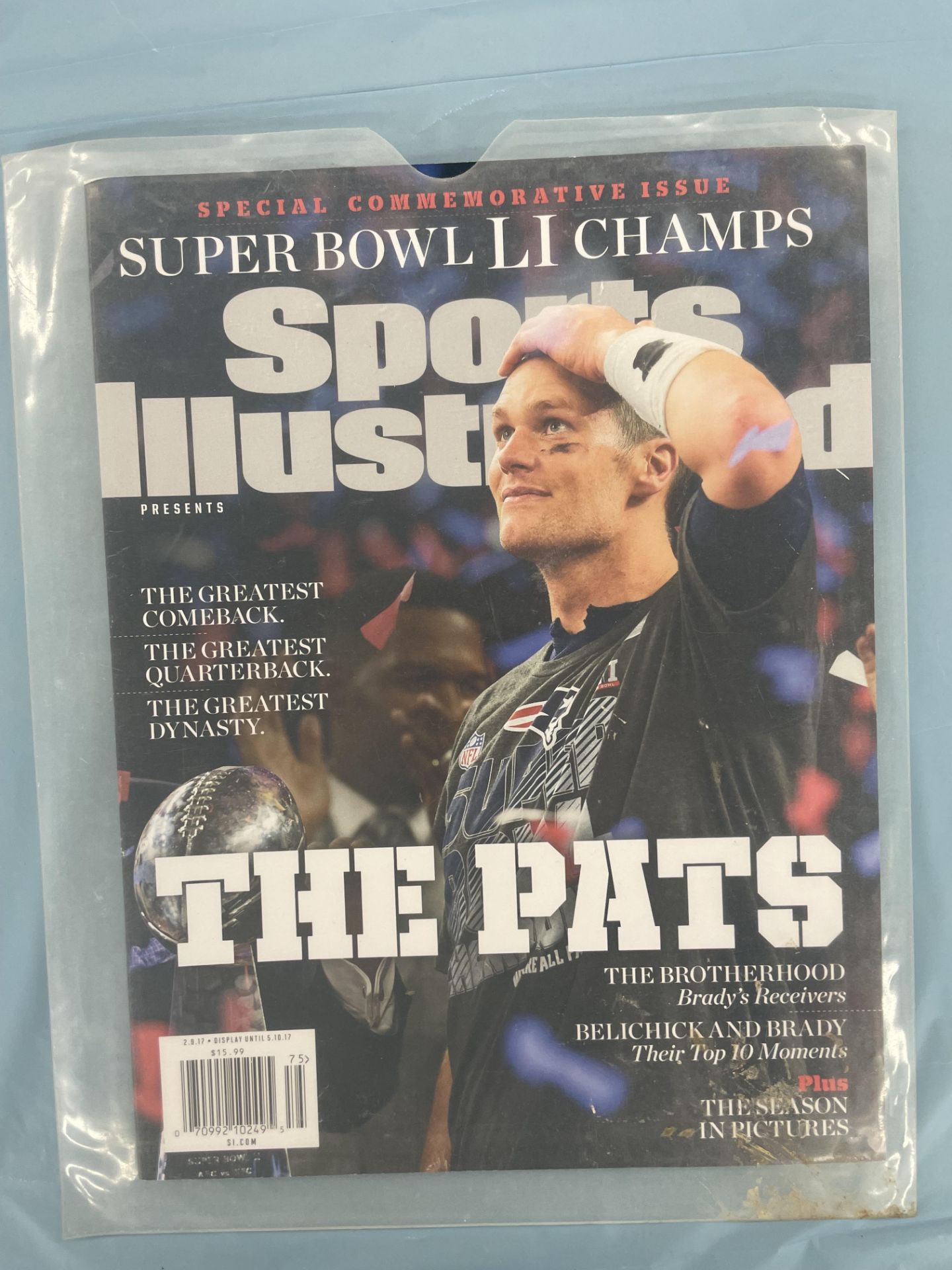 (Lot) Tom Brady Commemorative Magazines: ( See Pictures For Details ) - Image 8 of 17