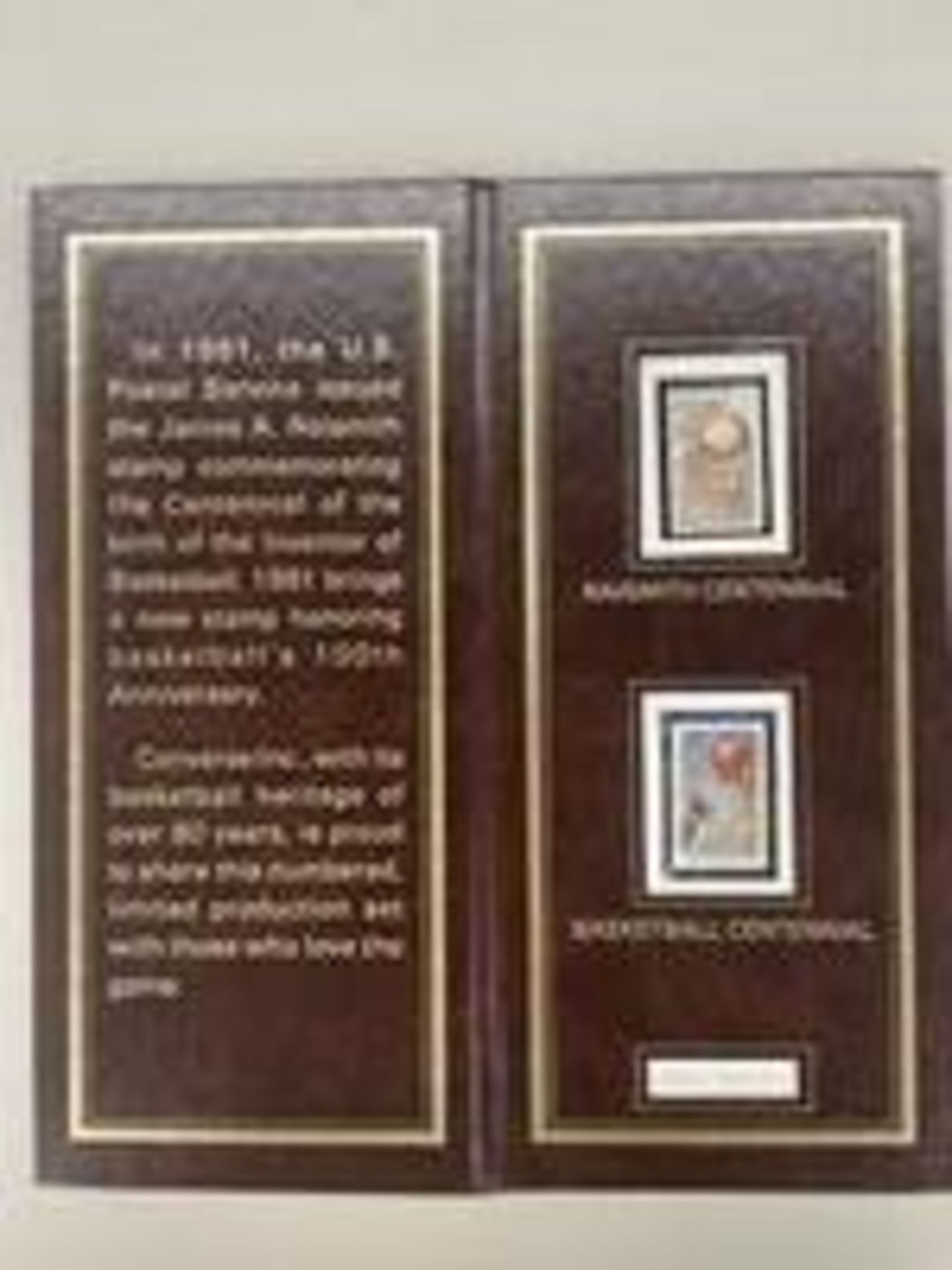 (Lot) Converse Postal Service issued James Naismith Commemorative Stamps #523/3500