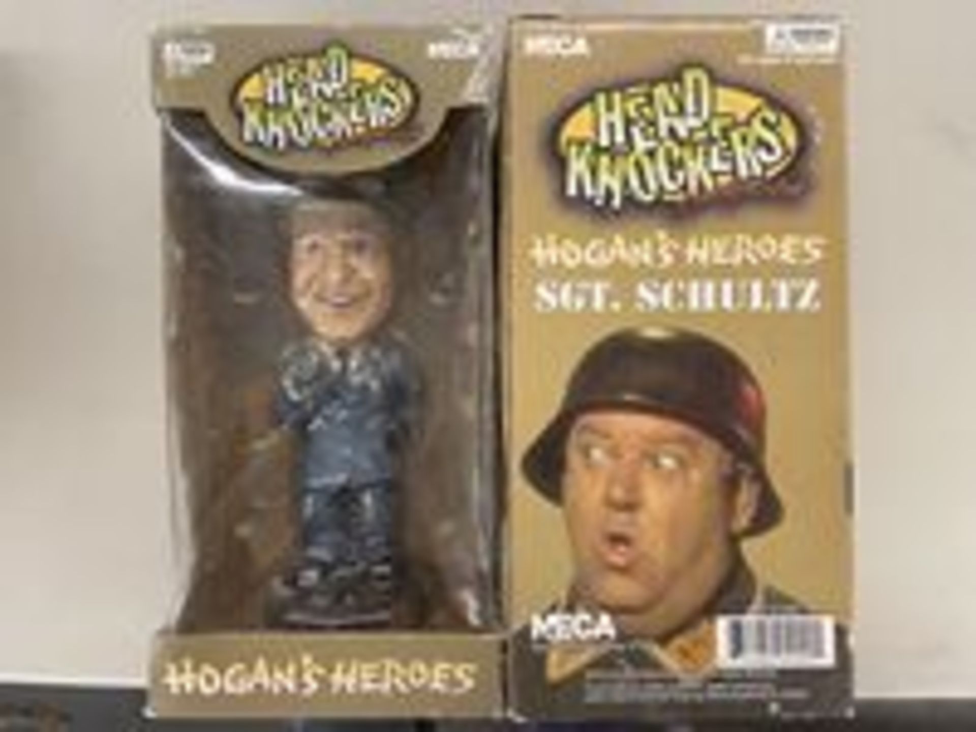 (Lot) (2) NECA Head Knockers Bobble Heads Hogans Hero's SGT, Schultz & COL Klink in Original Box - Image 2 of 3