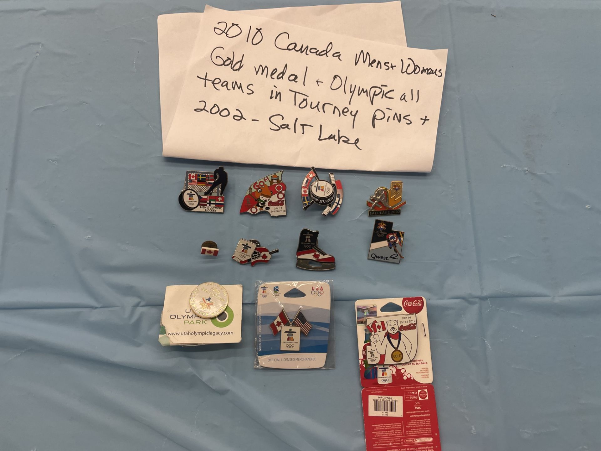 (Lot) (11) Men's and Women Canada Olympic Commemorative Pins from 2002 & 2010 - Image 2 of 2