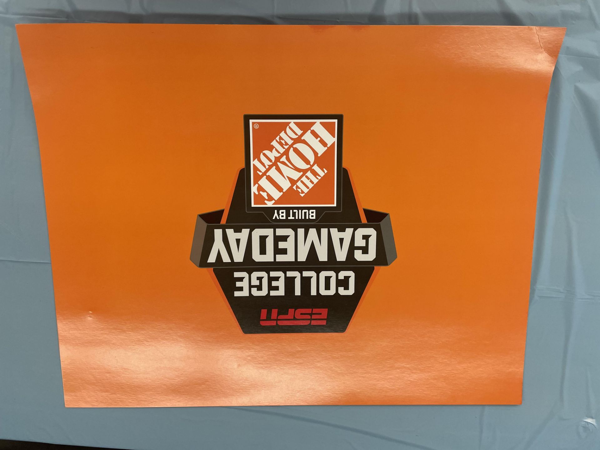 (Lot) ESPN College Game Day Commemorative Signs, Towels & Hard Hat - Image 2 of 4