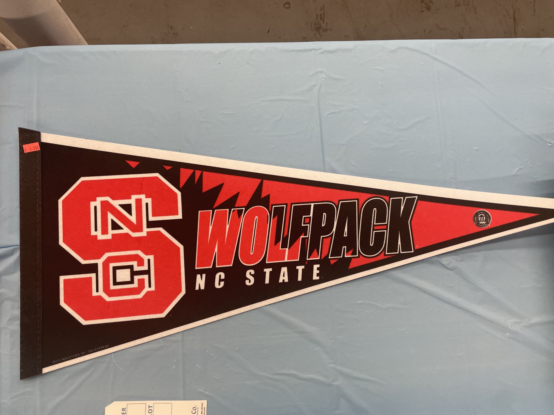 (Lot) NC State Basketball NCAA Championship, (2) Premium Wolfpack Pennant 1983 Final 4 Shootout - Image 6 of 7