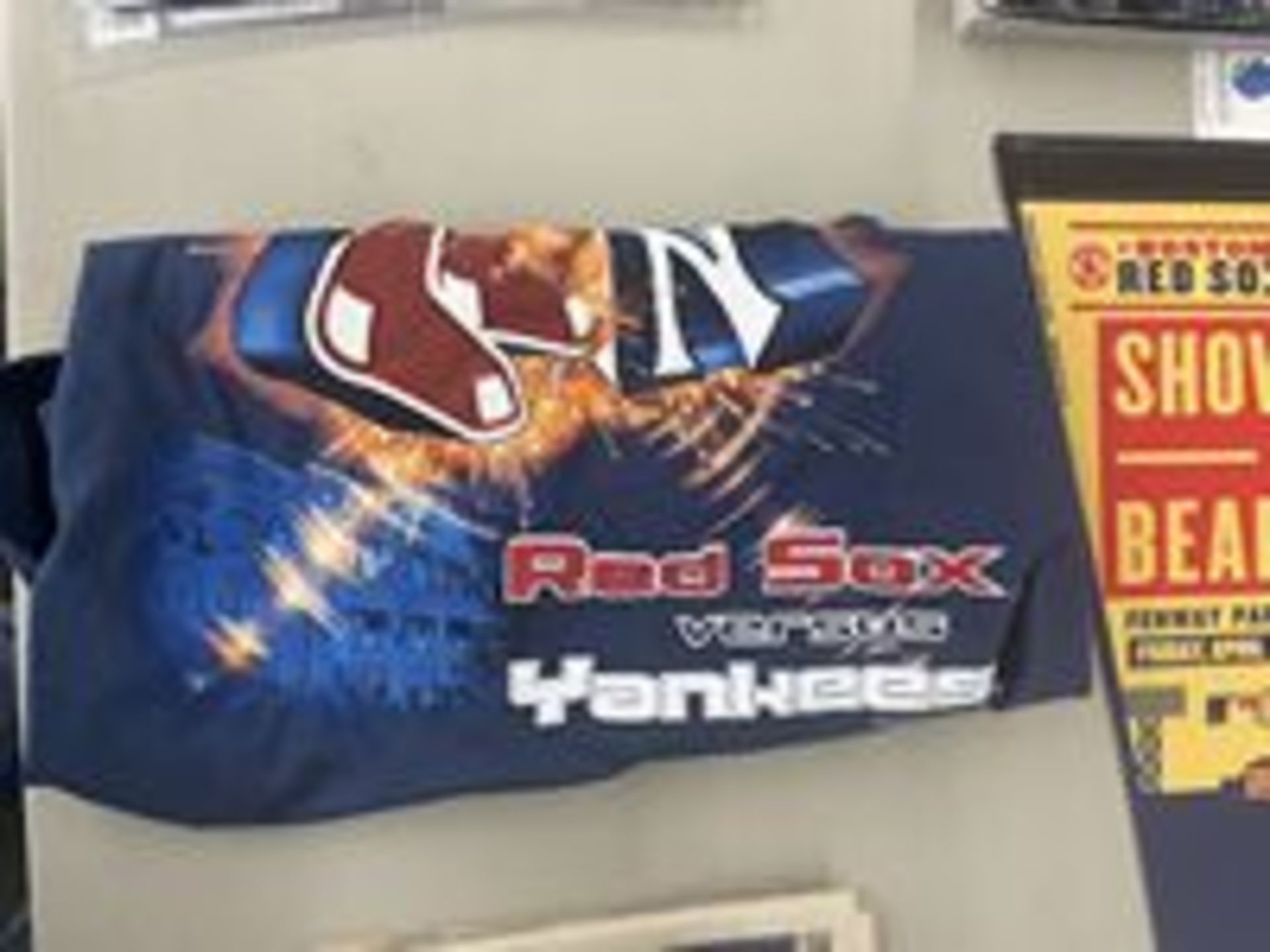 (Lot) Red sox Yankees Rivalry Package c/o: Fenway Park April 16th 2004 Pennant, T-shirt size XL, The - Image 4 of 5