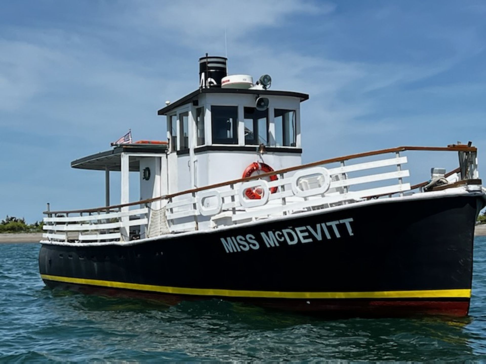 "Miss McDevitt" 42' Commercial 28 Passenger Vessel, Glass Over Wood Deck, Working Head, 671 6 - Image 4 of 6