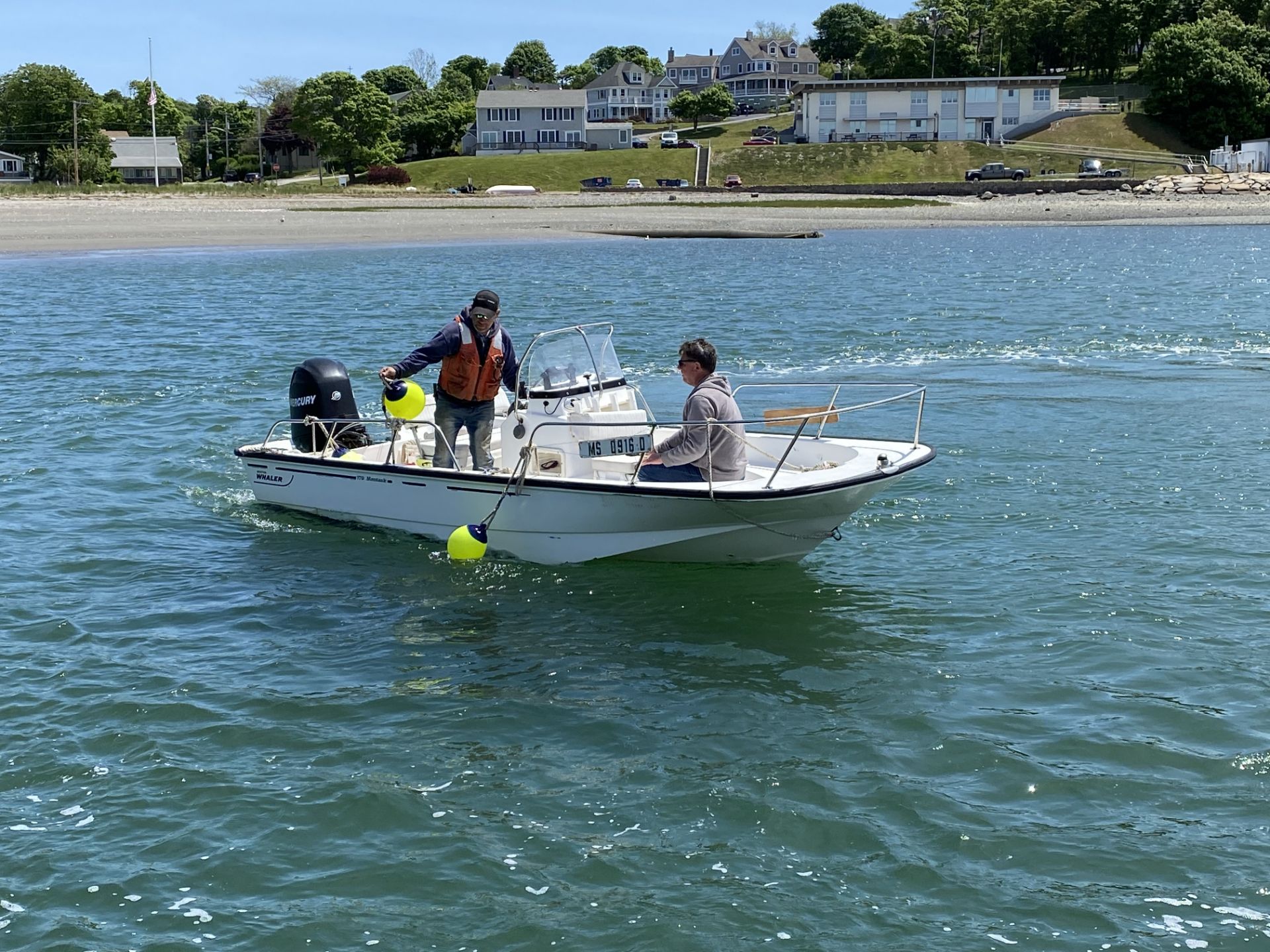 2008 Boston Whaler 17' Montauk 170 w/2008 Mercury 90 HP Motor & Stainless Propeller , Wiring Setup f - Image 3 of 5