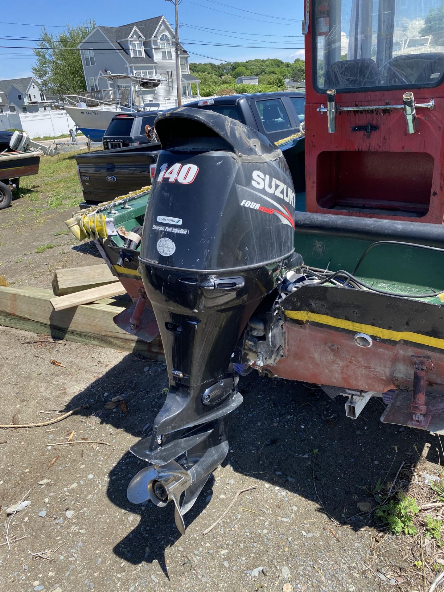 Wahoo Work Boat 18' Custom Work House w/5 Starr Trailer (Trailer Has No Title) - BOAT FLOATS, BUT HA - Image 12 of 14