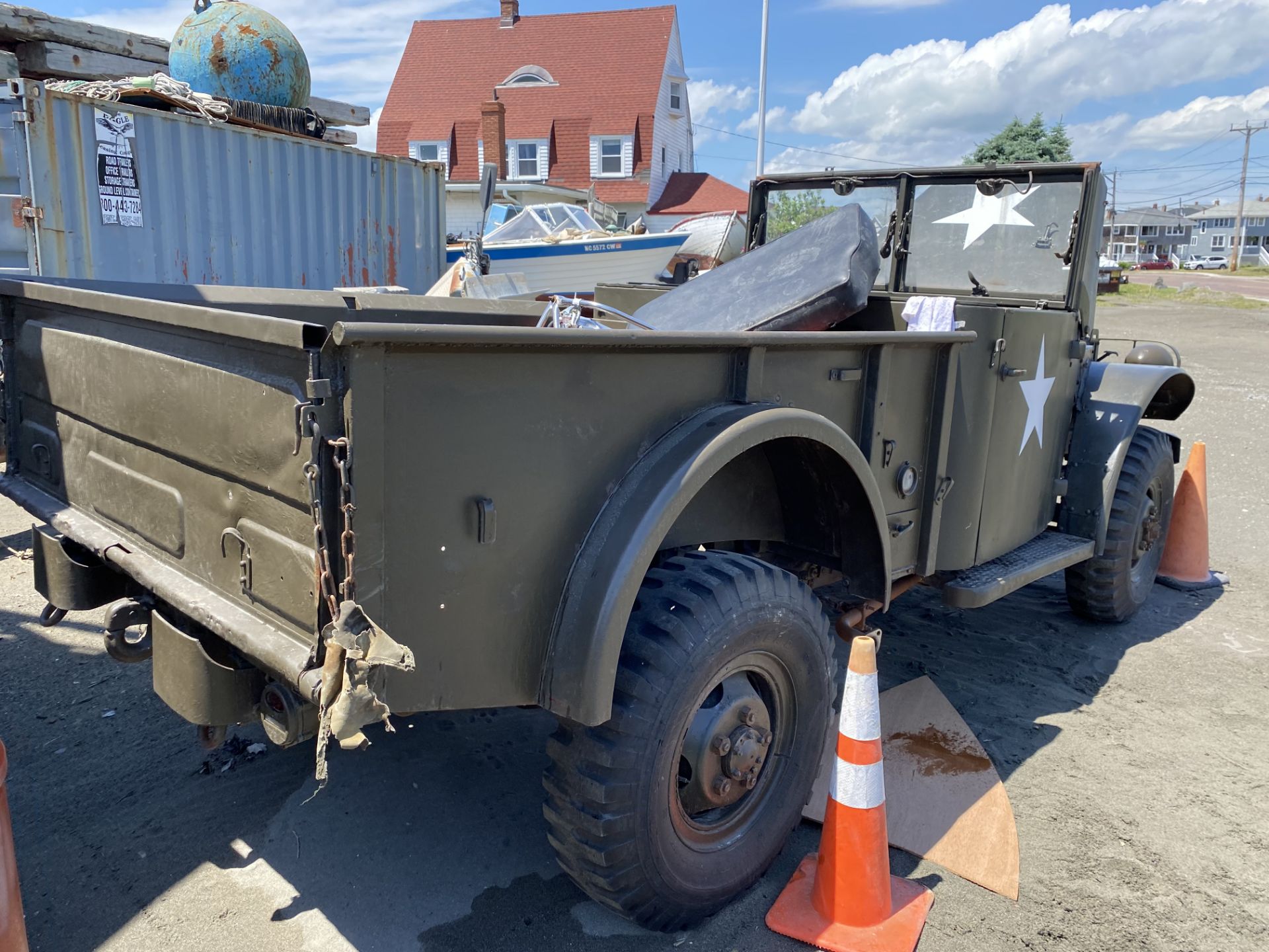 1953 Dodge M37 Weapons Carrier Army Truck, 6 Cylinder Flat Head, Gas, 4 Speed, Front Winch, - Image 2 of 12