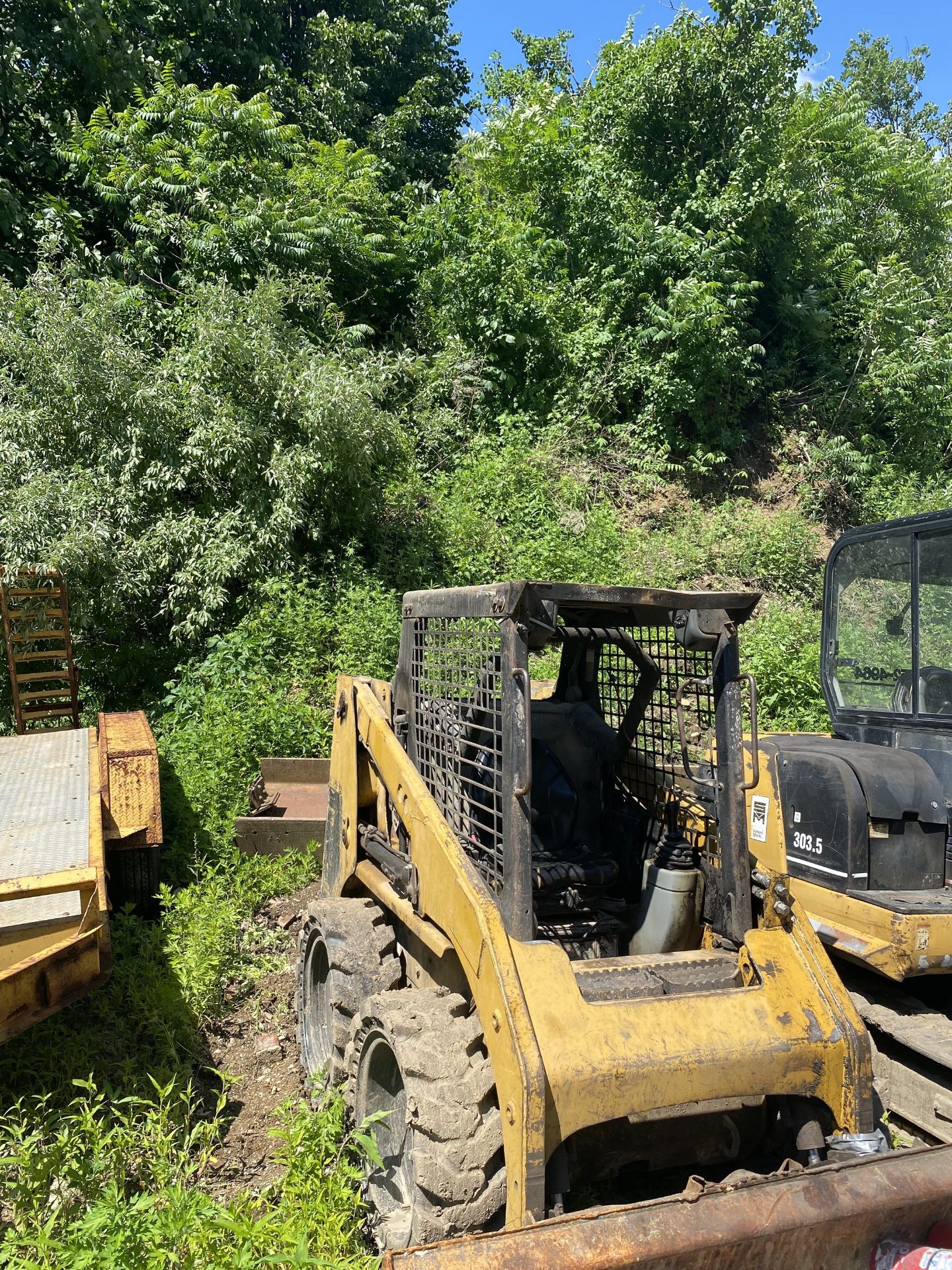 CAT 216 Rubber Tired Skid Steer, Diesel, Hrs: 2,005, 72" Bucket, P/N: 4NZ00497 (STARTS) - Image 4 of 5