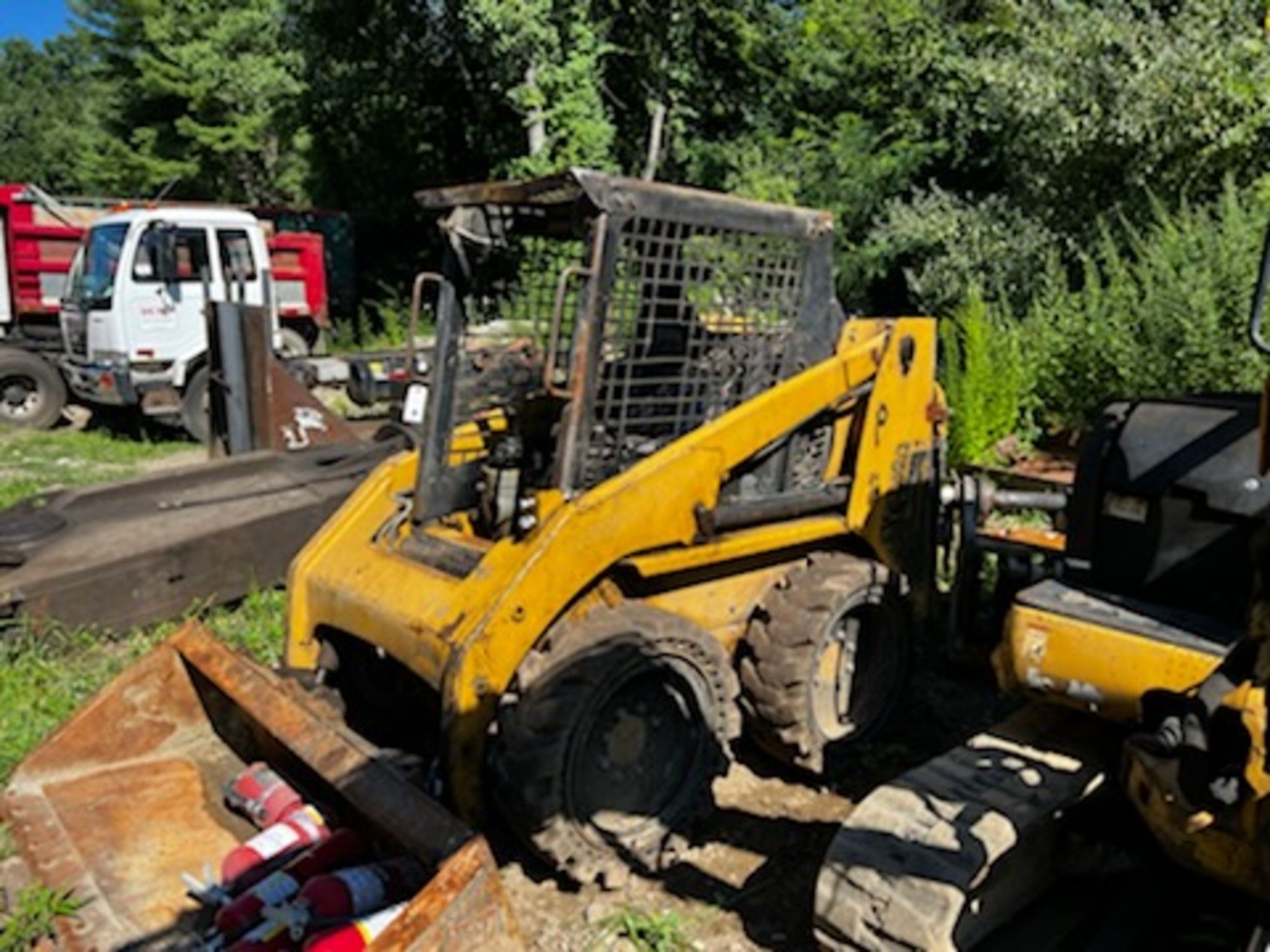 CAT 216 Rubber Tired Skid Steer, Diesel, Hrs: 2,005, 72" Bucket, P/N: 4NZ00497 (STARTS)