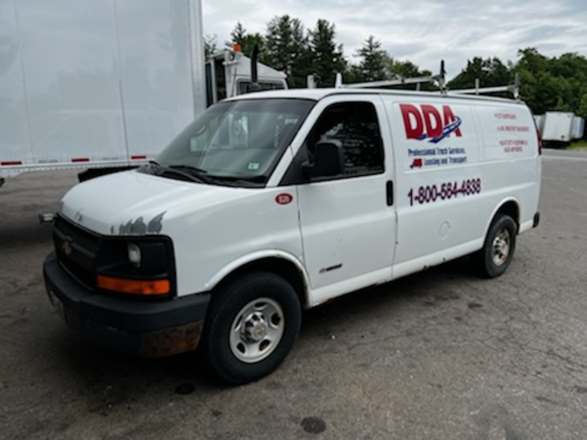 2004 Chevrolet Express Van 3500, Gas, Auto Trans, Rear & Curbside Barn Doors w/Windows, Equipped