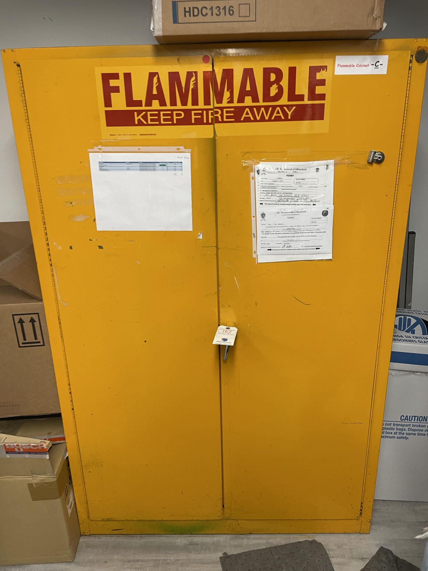 (START OF LAB) 2 Door Flammables Storage Cabinet
