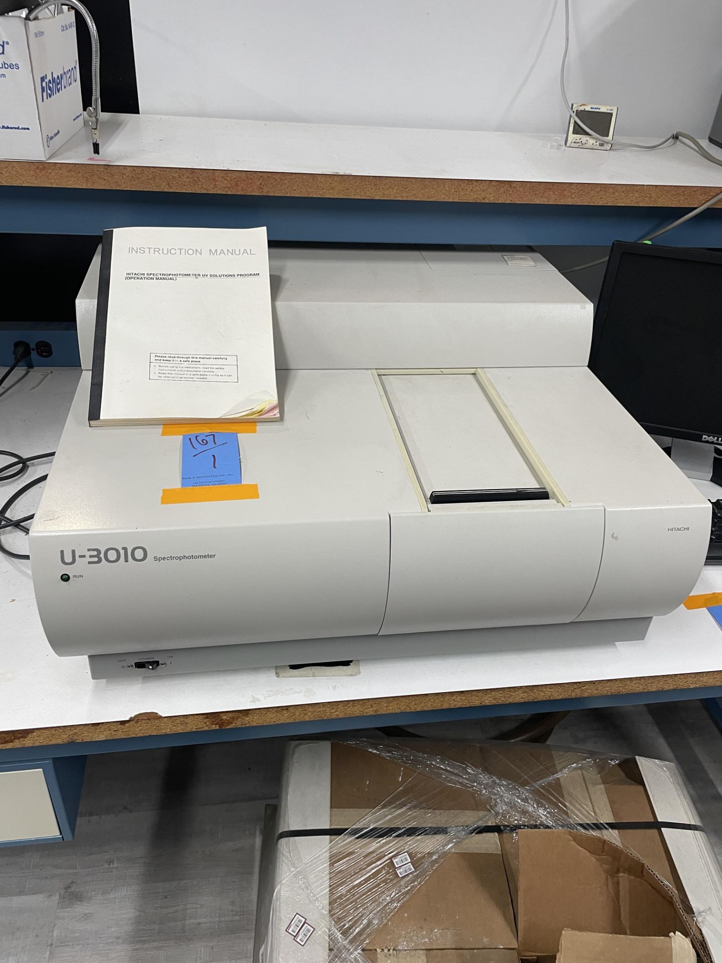 Hitachi #U3010 Spectrophotometer, Part #: 130-0202 (See Pics) w/Dell Optiplex 330 PC & Manual