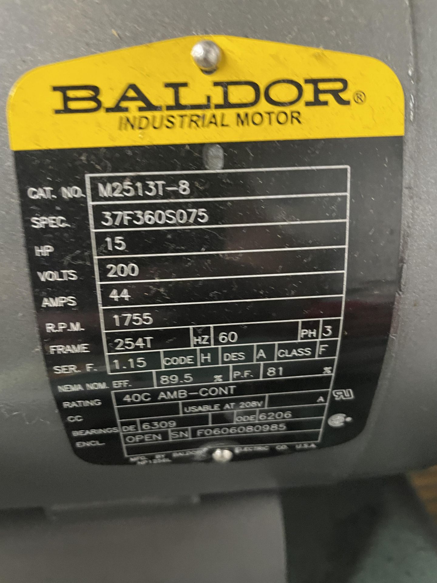 Dayton Speedaire 120 Gallon Horizontal Air Compressor, 15HP, 3 Phase, 200V, 49CFM @ 175psi (TO BE - Image 3 of 5