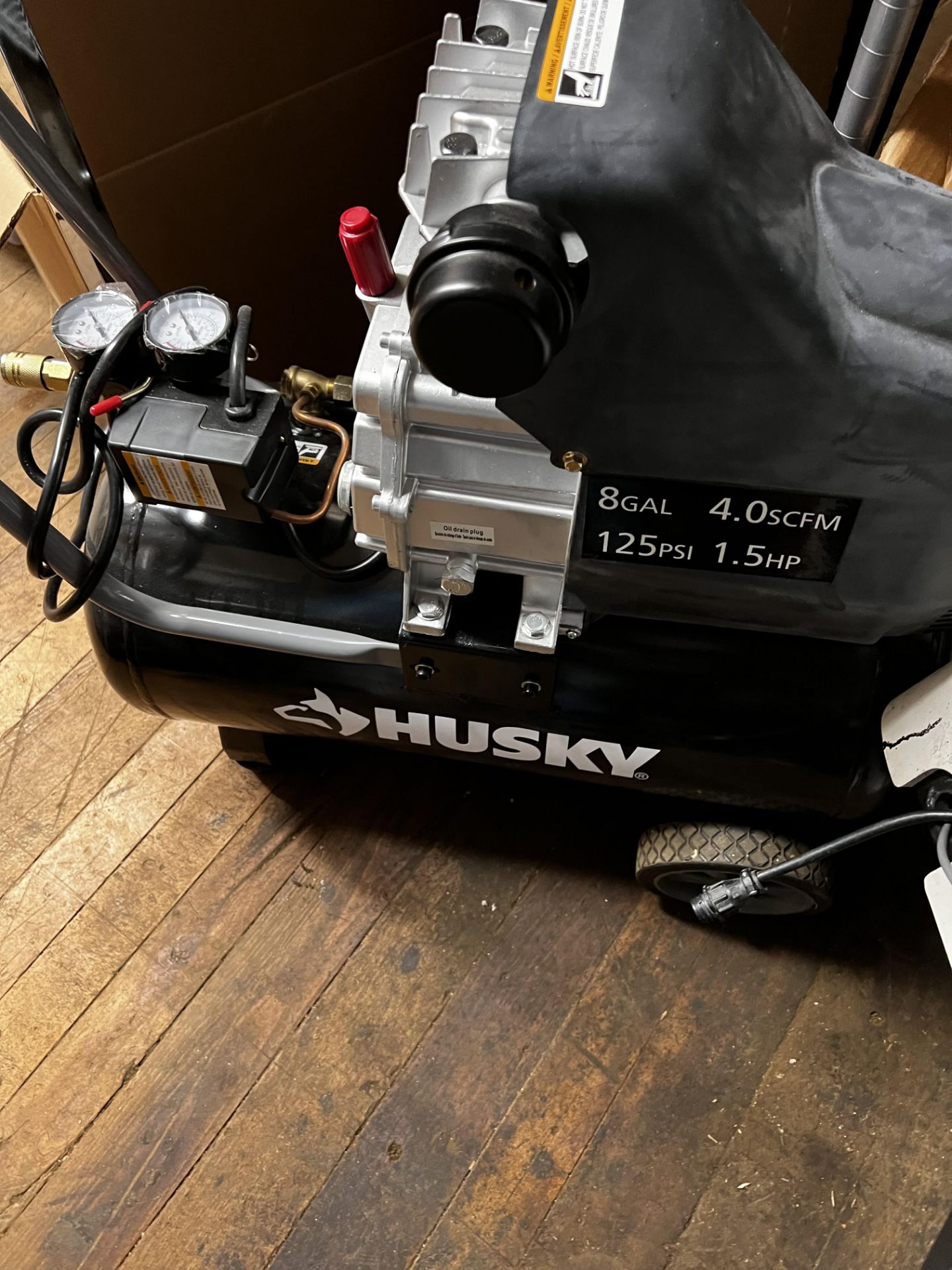 Husky 8 Gallon 1/2Hp Air Compressor (START OF 4TH FLOOR)