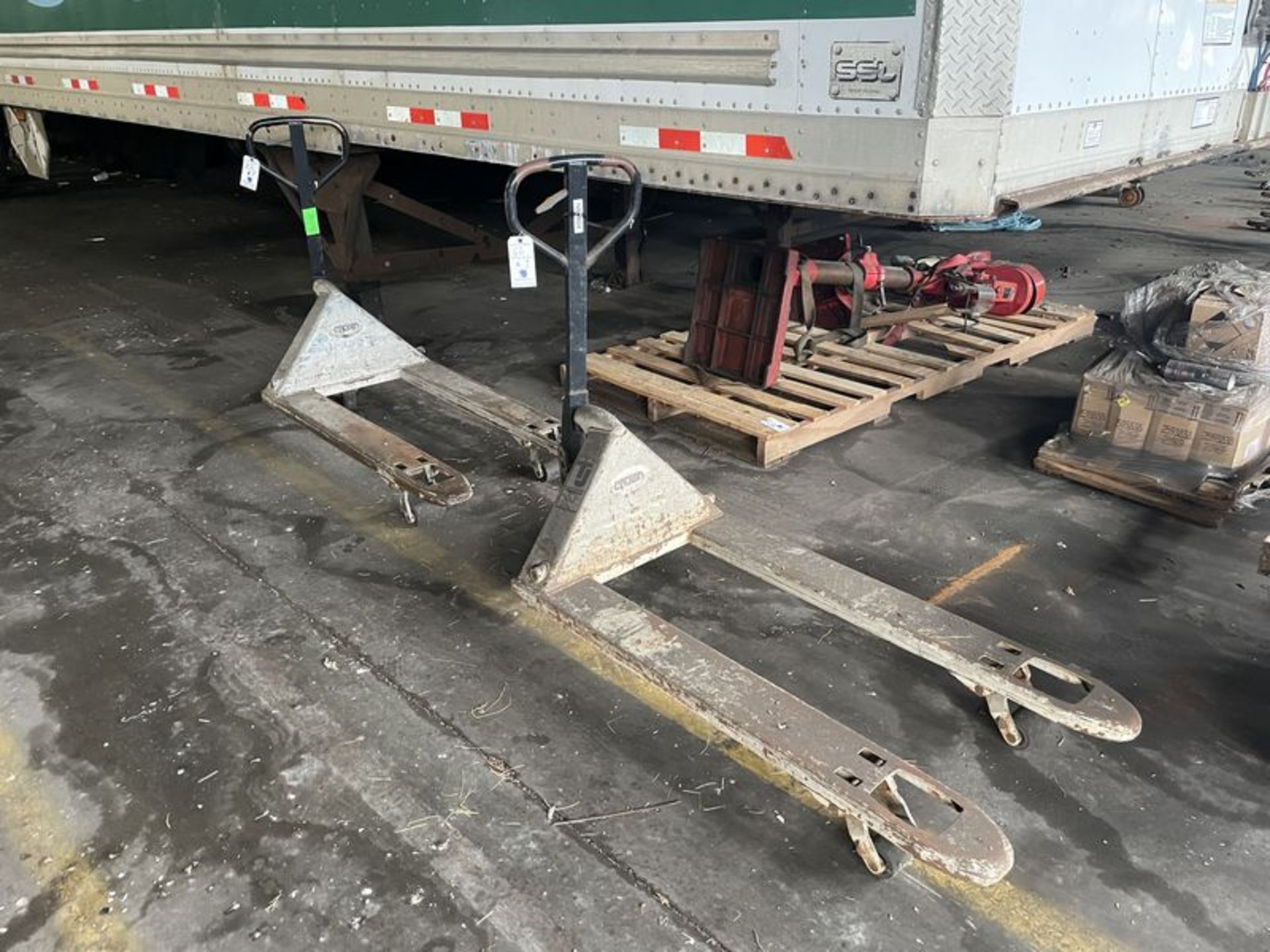 (7) Crown Pallet Jacks