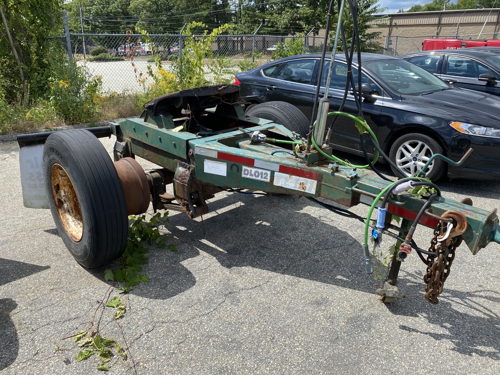 2 Wheel Custom Trailer Dolly w/Pintle Hitch (PARTS UNIT)(NO INFO AVAILABLE)(DL012)