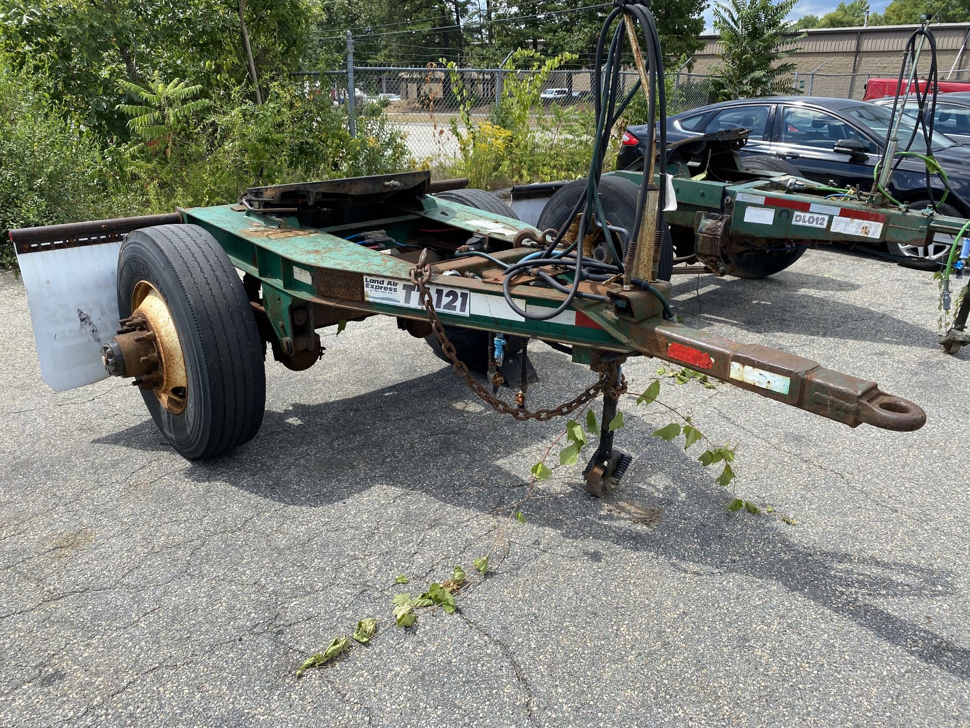 2 Wheel Custom Trailer Dolly w/Pintle Hitch (PARTS UNIT) (NO INFO AVAILABLE)(DL005)