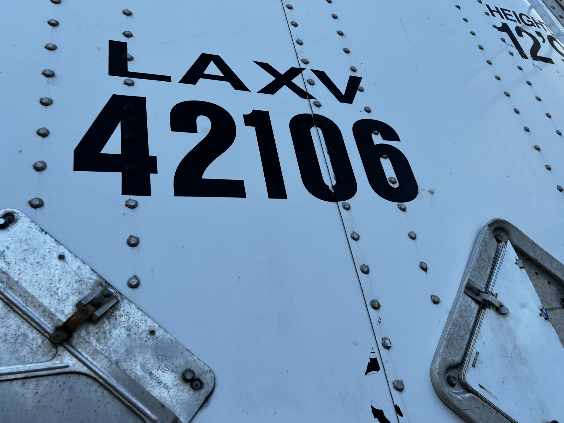 2013 Wabash 42' Liftgate Trailer, Roll Up Door, Sliding Rear Axle, 12'9" HT, (Unit 42106) - Image 8 of 8