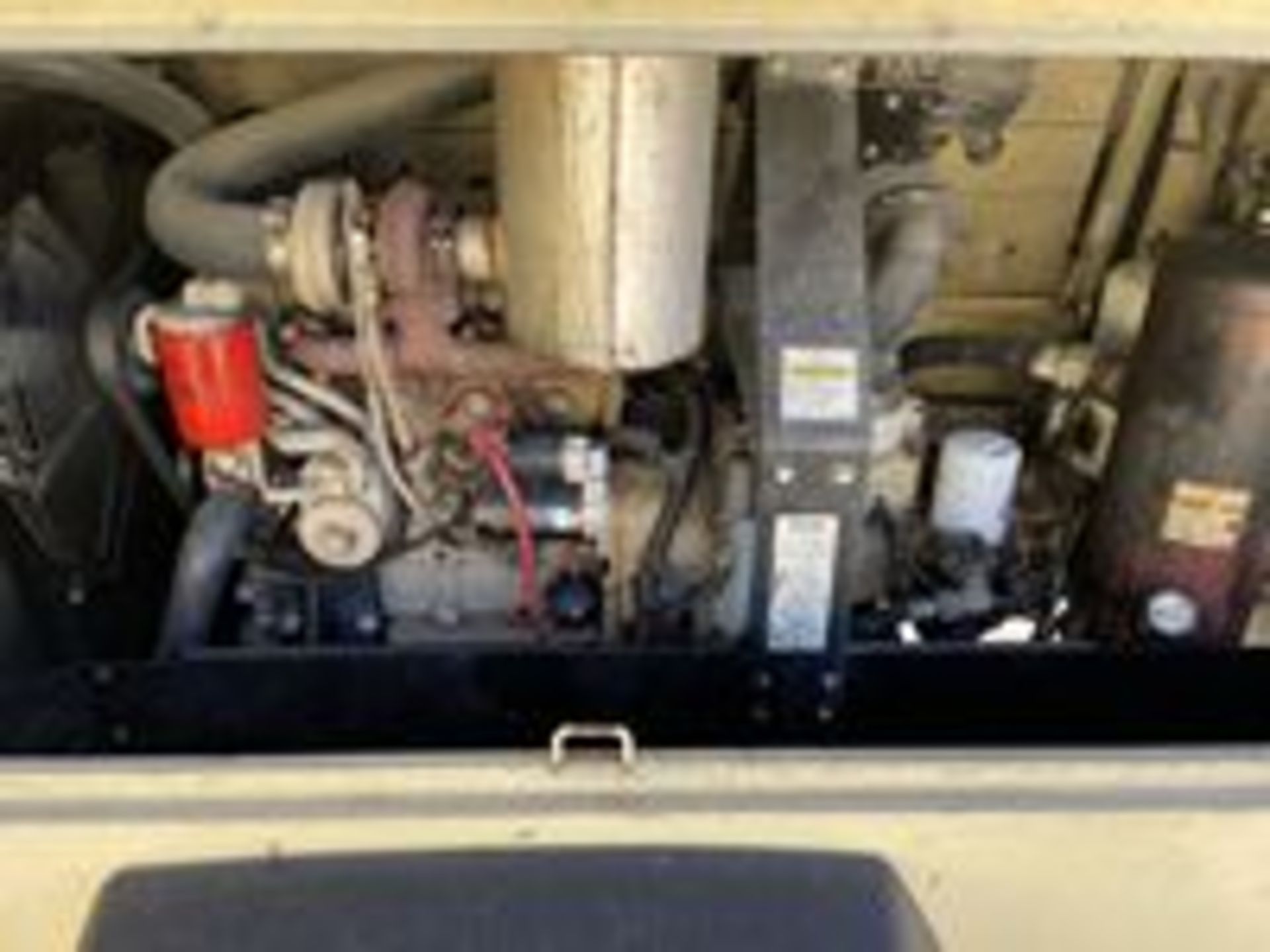 2010 Ingersoll Rand #P185, Towable Air Compressor, Pintle Hitch, John Deere Diesel Motor, (STARTS) - Image 4 of 8