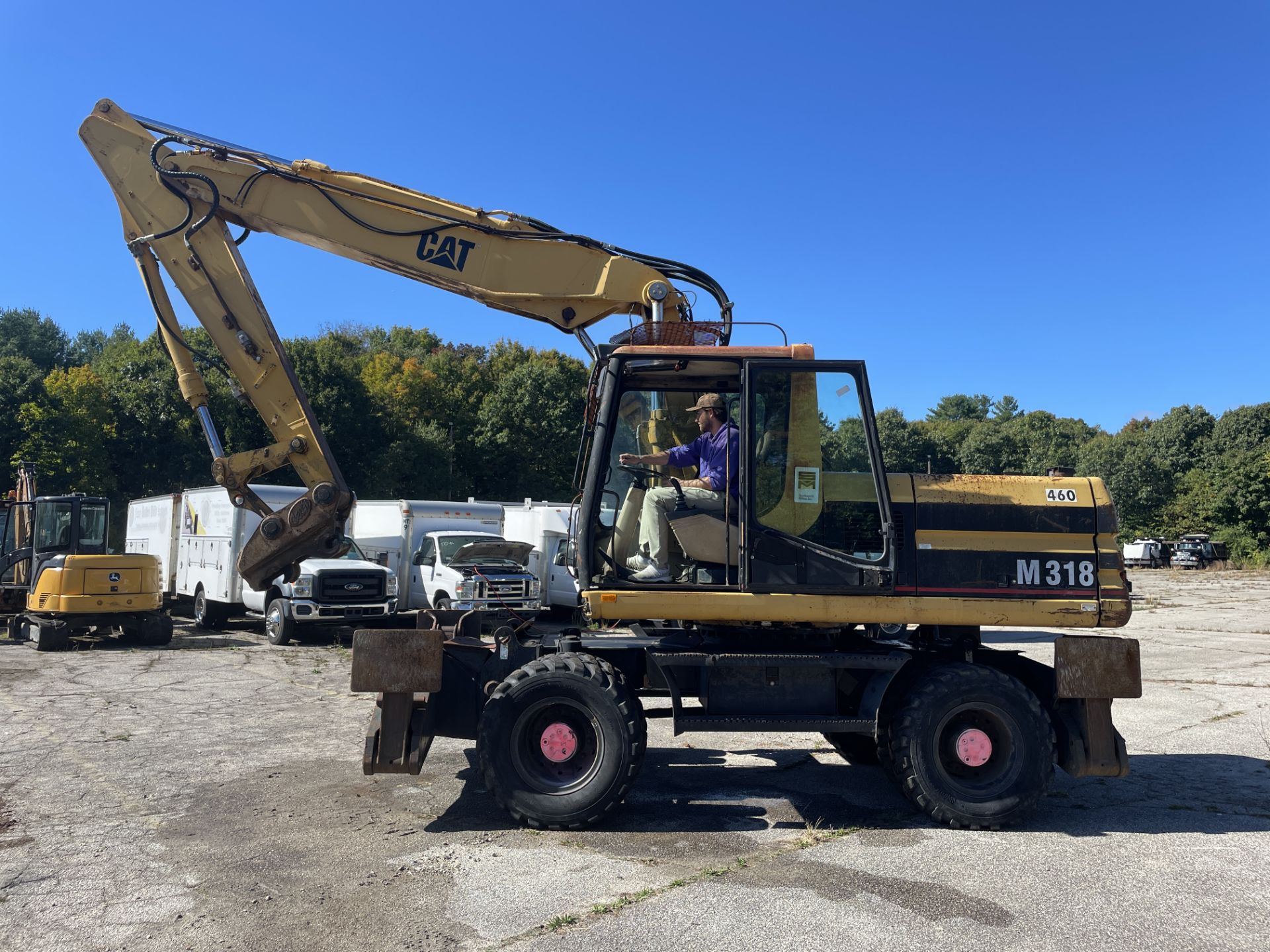 1999 CAT M318 Rubber Tired Excavator, 8 Wheel, Outriggers, Cat 3116T Motor, Hrs: 6,027, P/N: - Image 2 of 5